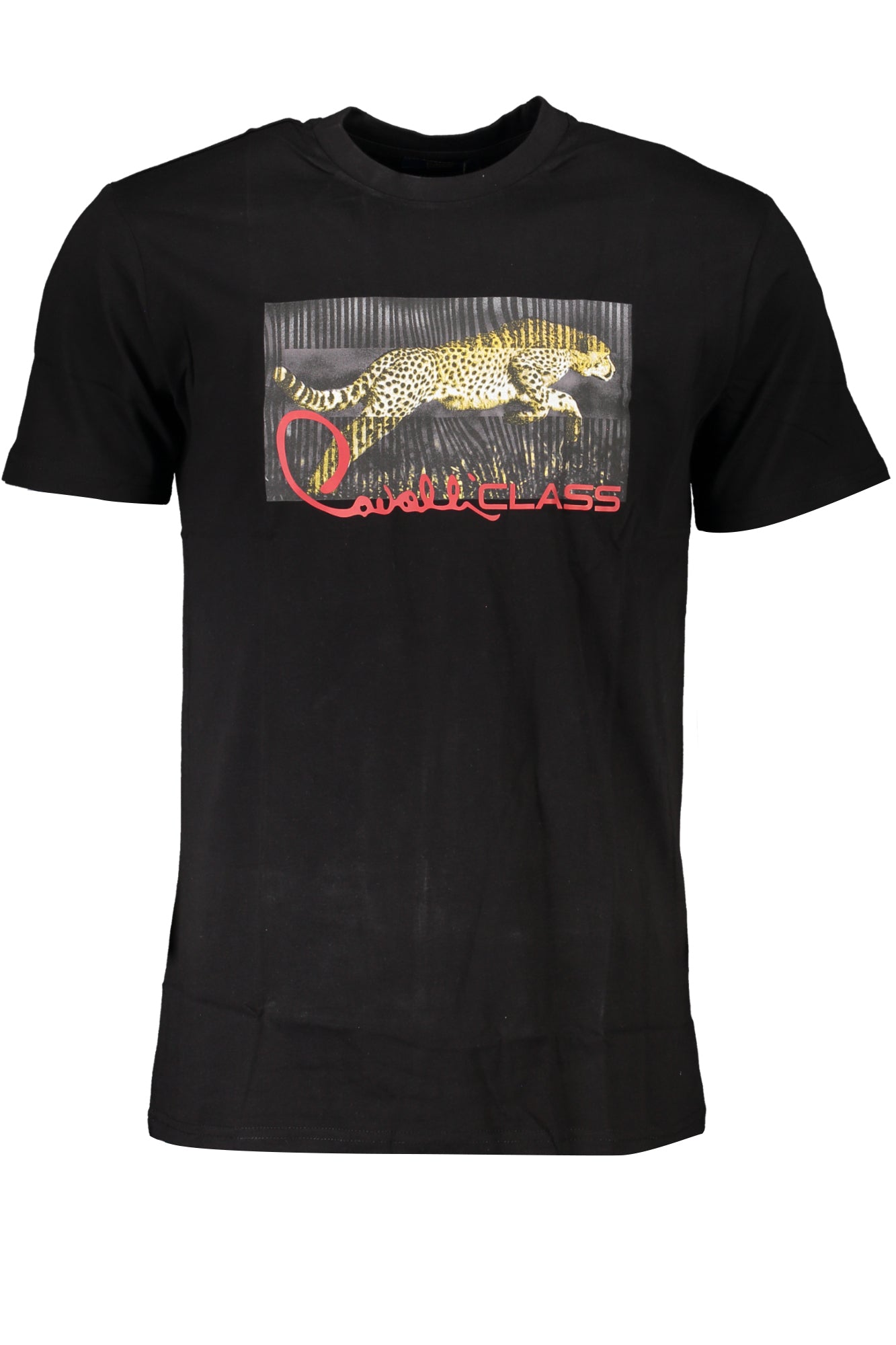 RXT60HJD060_NE05051 – Stilvolles Herren T-Shirt Schwarz - Kurzarm & Regular Fit mit Print – Größe: L – Farbe: Nero