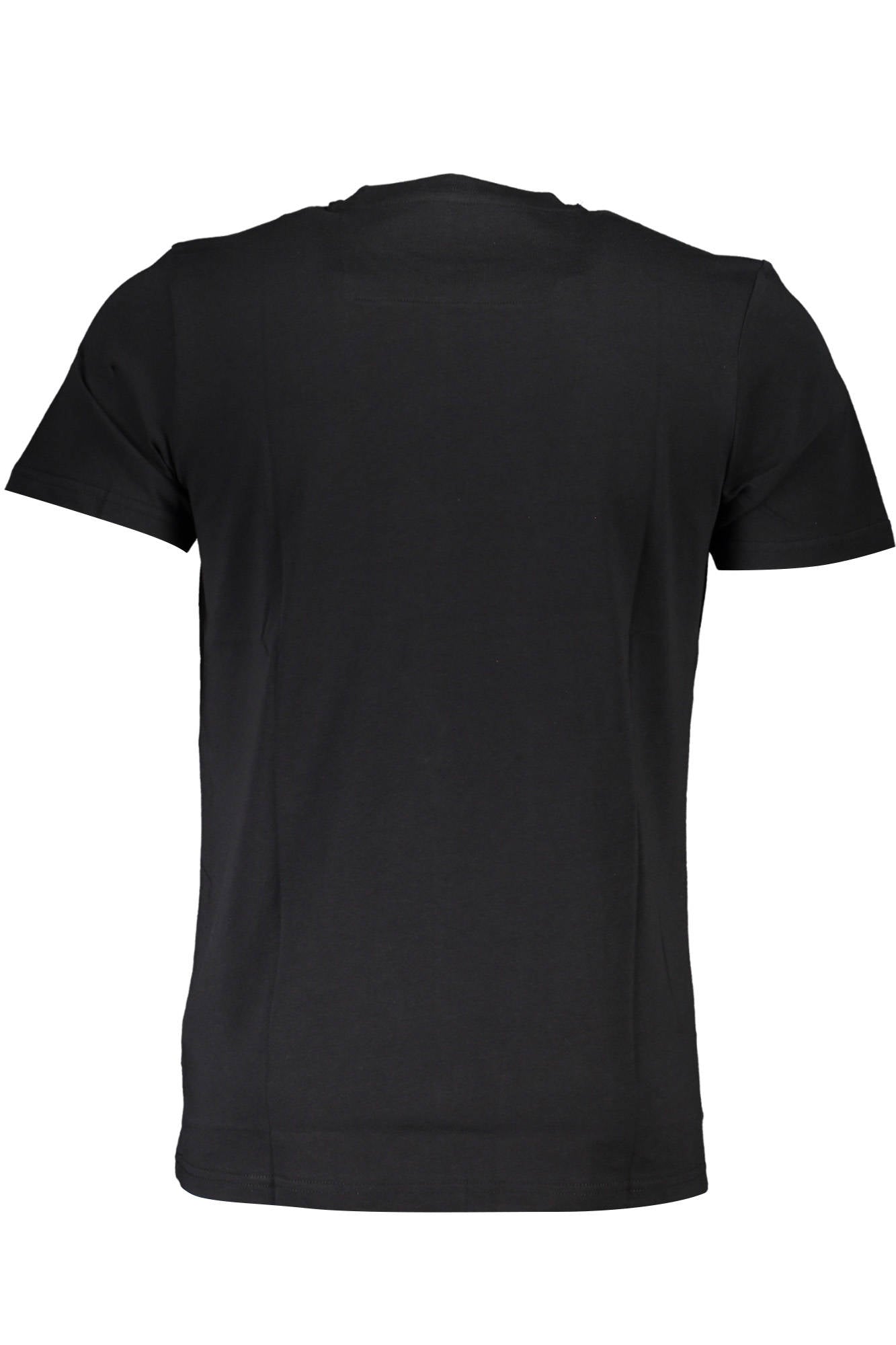 QXT61O-JD060_NERO_05051 – Herren Schwarz Rundhals T-Shirt mit Print und Logo – Größe: M, L, XL, 2XL – Farbe: Nero