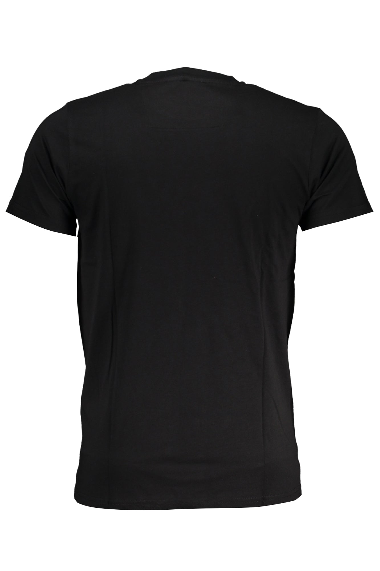 QXT62UJD060_NE05051 – Herren Kurzarm-T-Shirt Schwarz mit Rundhalsausschnitt und Druck – Größe: L, XL – Farbe: Nero