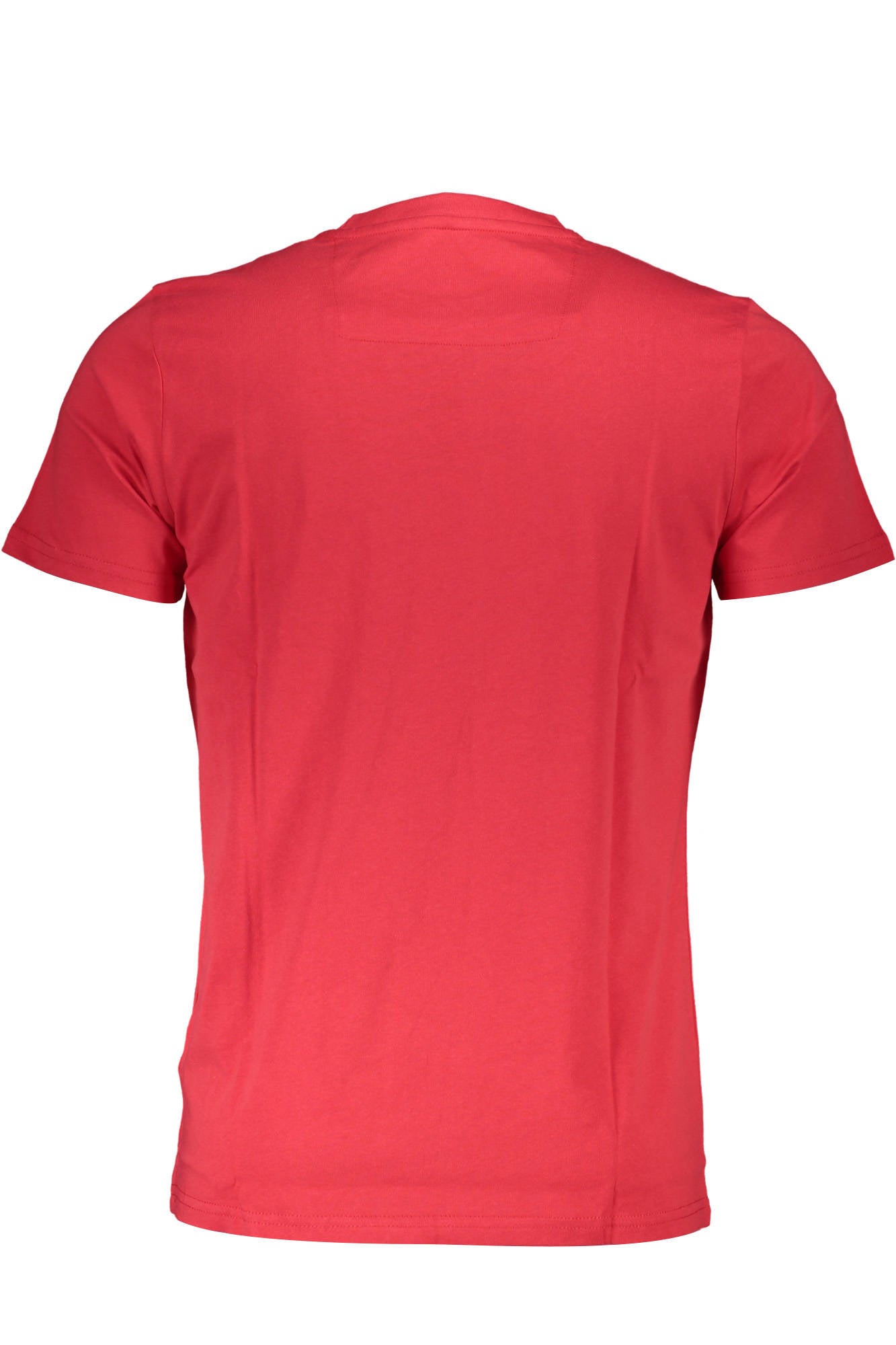 QXT061I-JD060_ROSSO_02000 – Exklusives Herren T-Shirt Rot - Kurze Ärmel, Rundhalsausschnitt, Print – Größe: L, XL, 2XL – Farbe: Rosso
