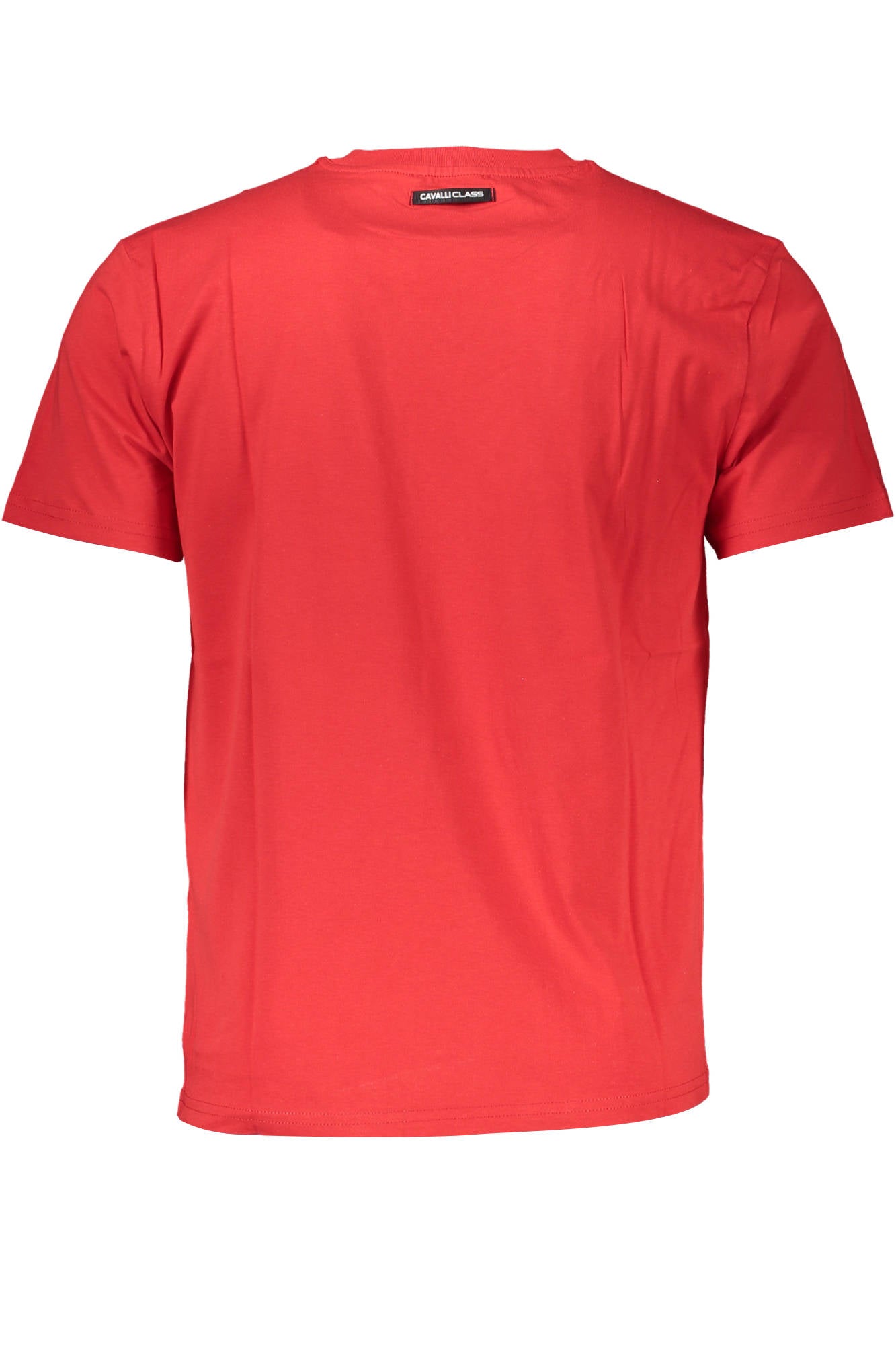 QXT60F-JD060_ROSSO_02000 – Herren T-Shirt Rot: Regular Fit, Kurzarm, Rundhals mit Druckmotiv – Größe: M, L, XL – Farbe: Rosso