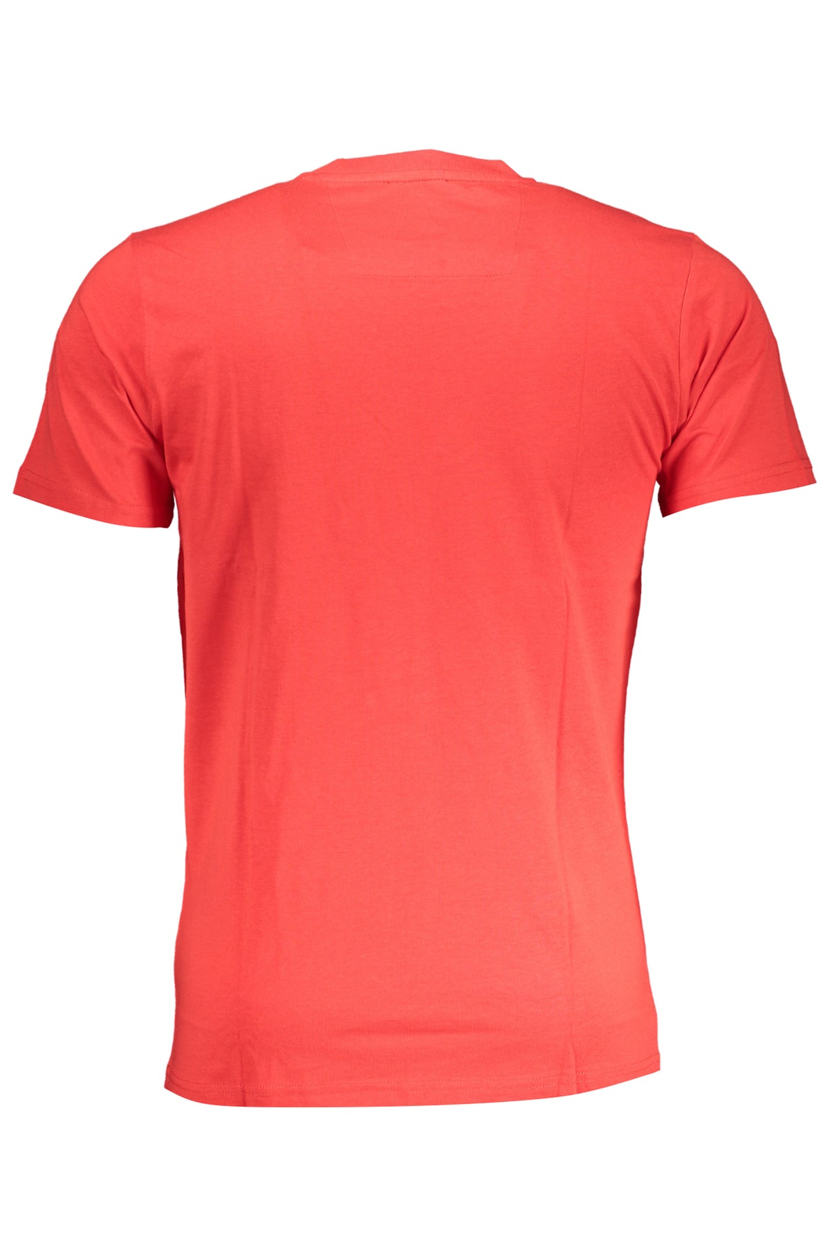 QXT63EJD060_RO02000 – Stylisches rotes Herren T-Shirt mit Rundhals und Logo-Druck – Größe: M, L, XL, 2XL – Farbe: Rosso
