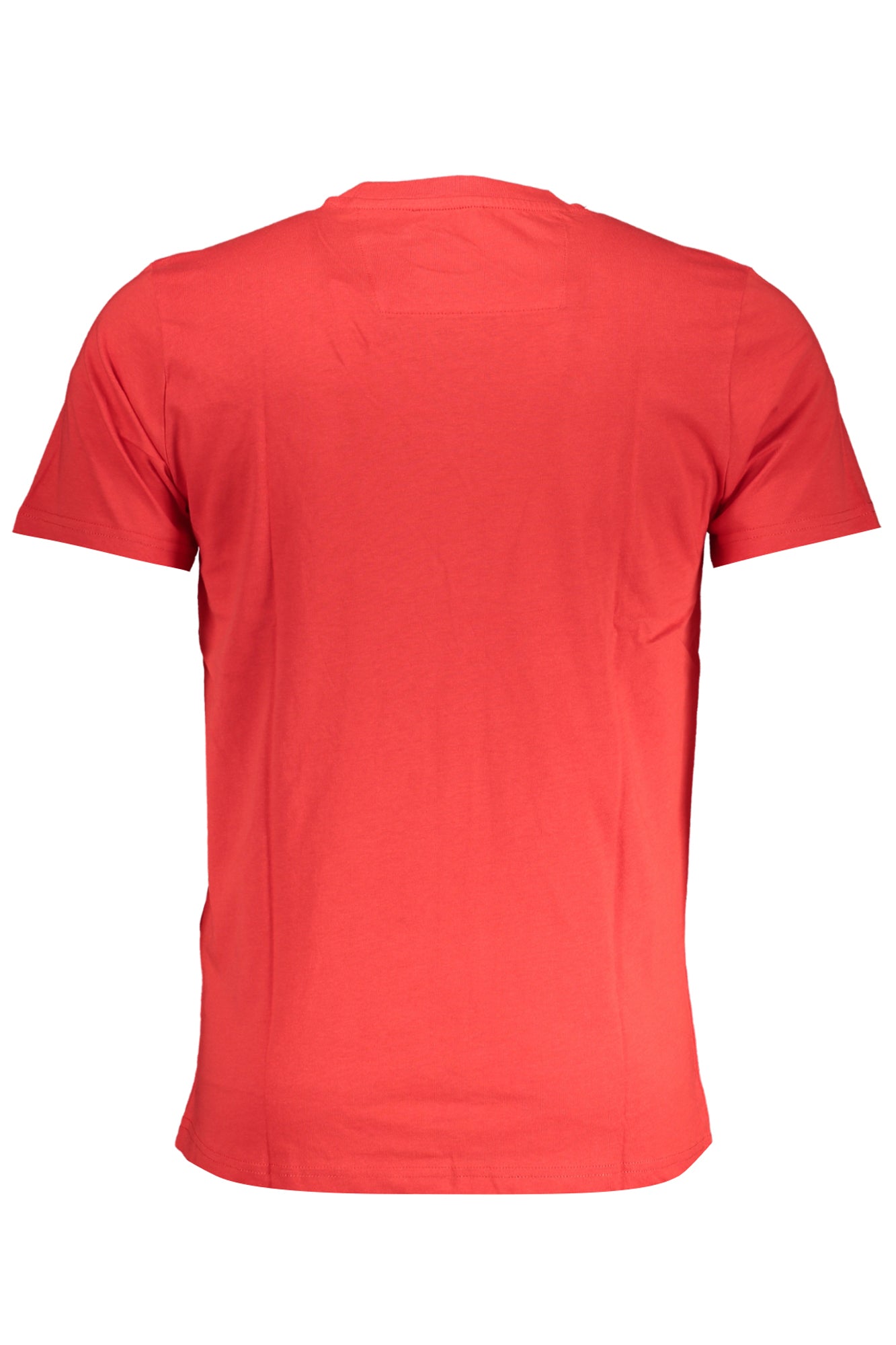 QXT62WJD060_RO02000 – Stylisches rotes Kurzarm-T-Shirt für Herren mit Logodruck – Größe: M, L, XL, 2XL – Farbe: Rosso