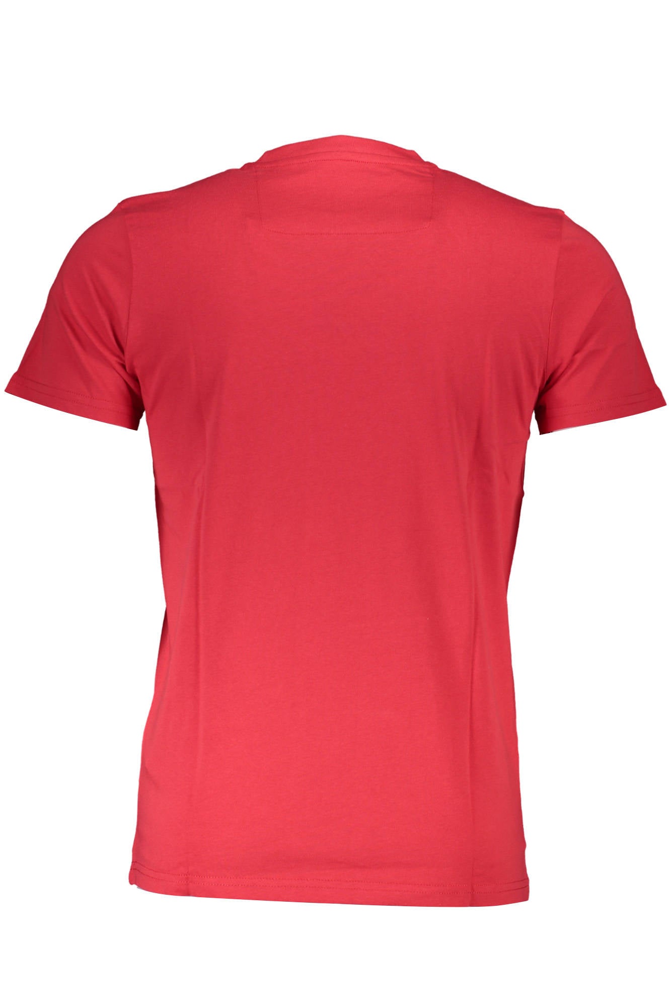 QXT61W-JD060_ROSSO_02000 – Stilvolles rotes Herren-T-Shirt mit Print und Rundhalsausschnitt – Größe: M, L, XL, 2XL – Farbe: Rosso