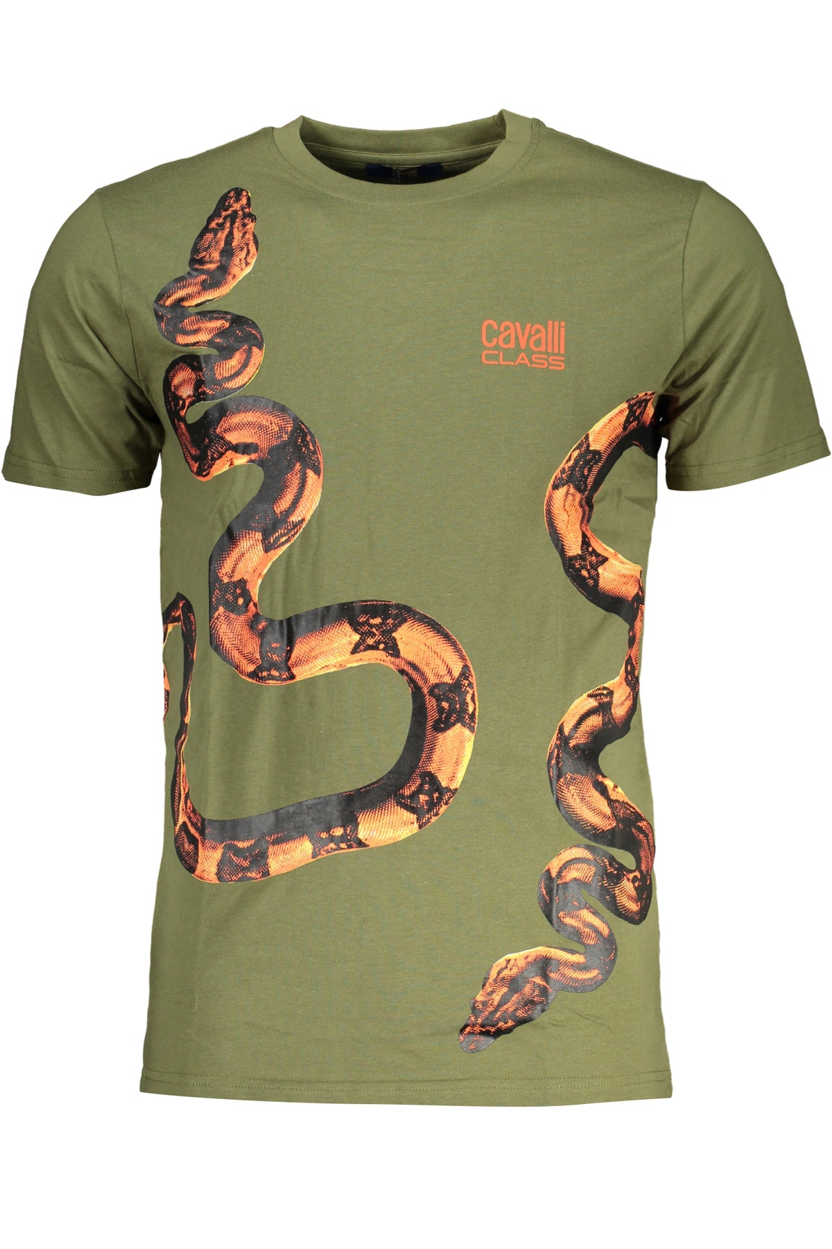 QXT63CJD060_VE04050 – Herren Kurzarm T-Shirt in Grün mit Rundhals und Druckmotiv – Größe: M, L, XL, 2XL – Farbe: Verde