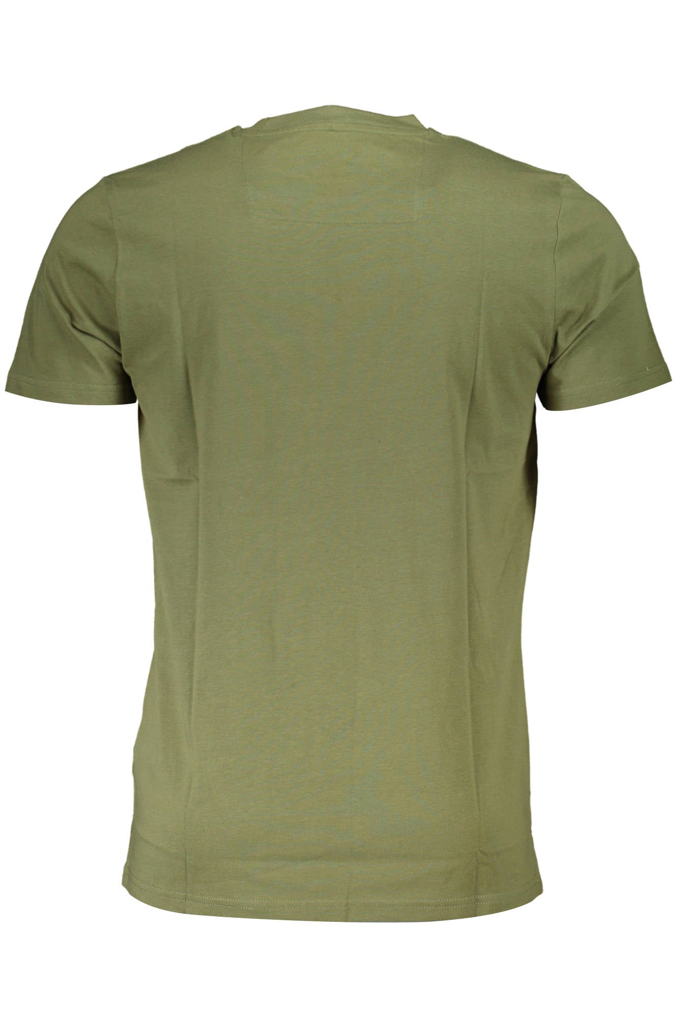 QXT61M-JD060_VERDE_04050 – Elegantes Herren-T-Shirt in Grün mit Druck und Rundhalsausschnitt – Größe: M, L, XL, 2XL – Farbe: Verde