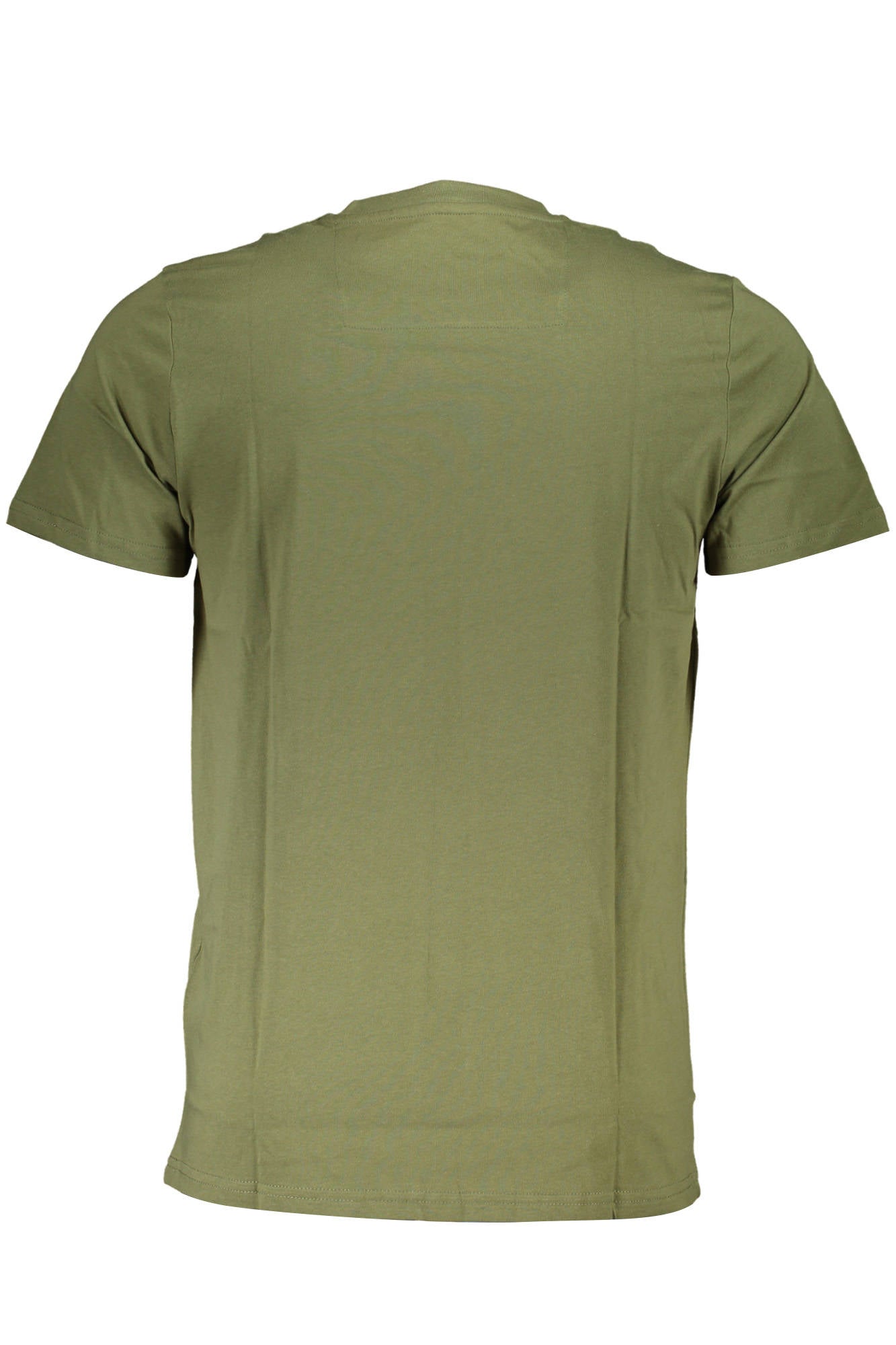 QXT61U-JD060_VERDE_04050 – Stylisches Herren T-Shirt in Grün - Kurzarm mit Rundhals und Druck – Größe: L, XL, 2XL – Farbe: Verde