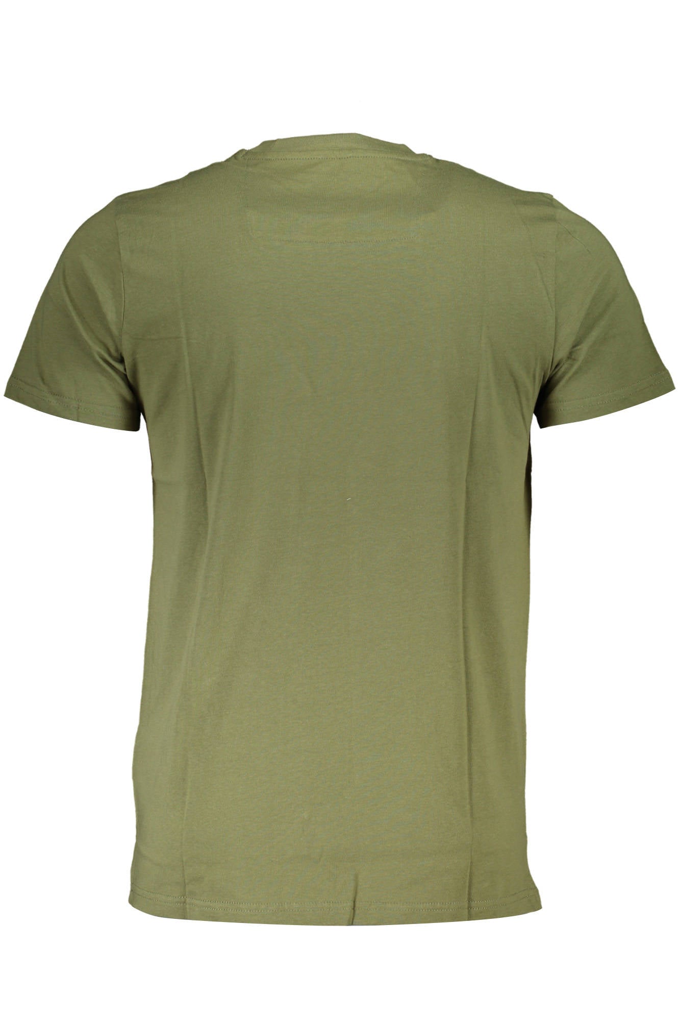 QXT61X-JD060_VERDE_04050 – Herren Kurzarm T-Shirt Grün mit Logo & Druck - Rundhals Design – Größe: L, XL, M – Farbe: Verde