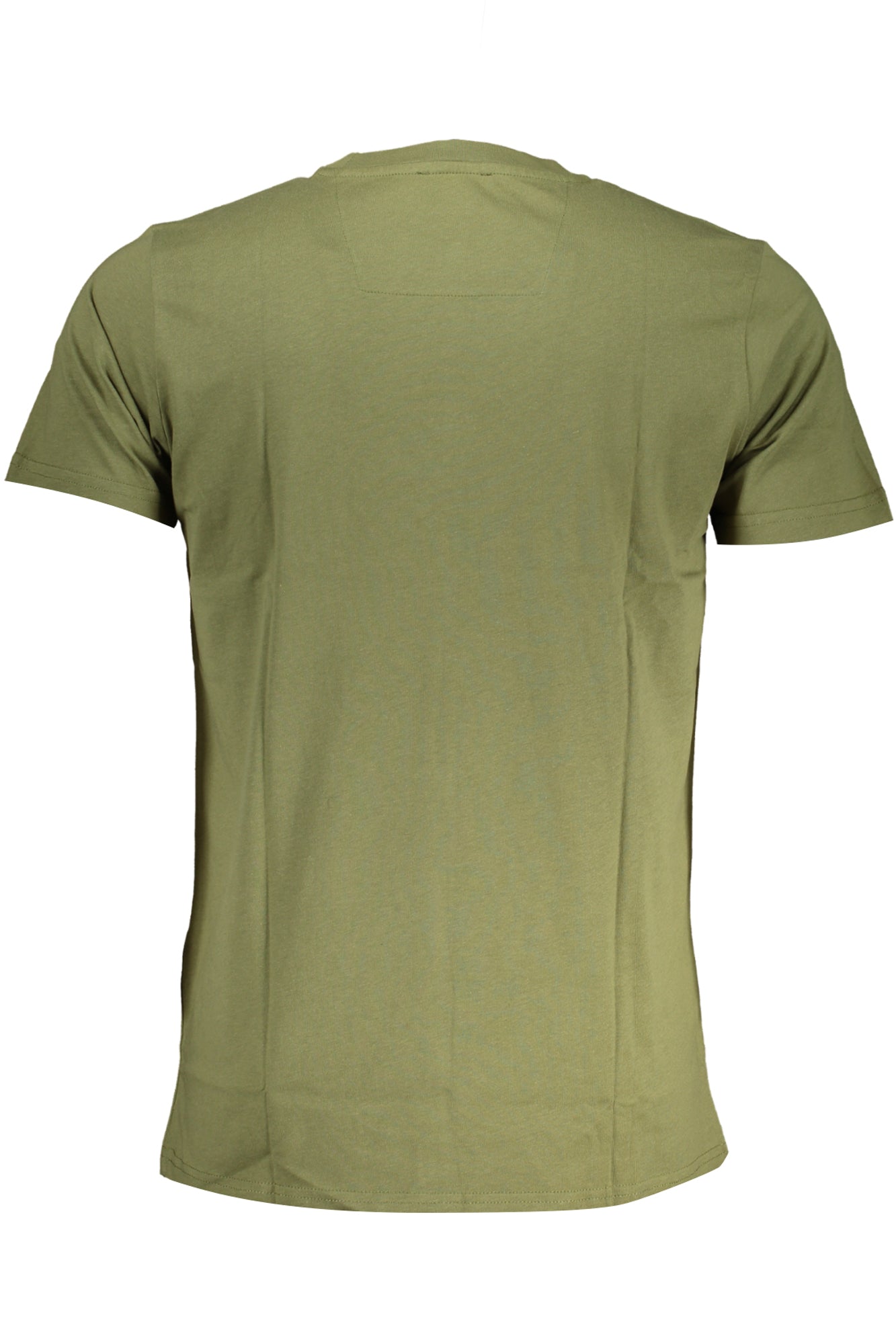 QXT62RJD060_VE04050 – Grünes Herren T-Shirt mit Rundhals und Logo-Druck, Kurzarm-Design – Größe: M, L, XL, 2XL – Farbe: Verde