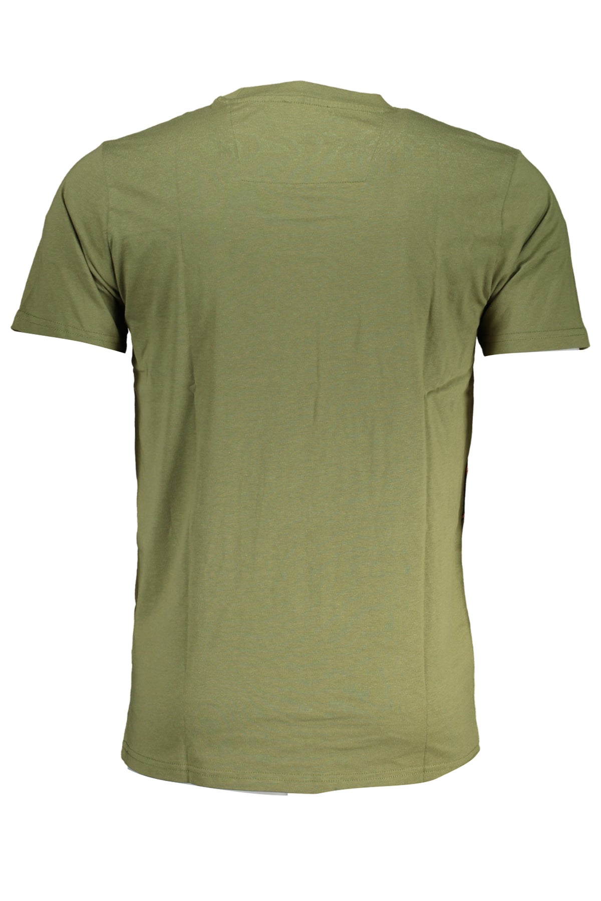 QXT63CJD060_VE04050 – Herren Kurzarm T-Shirt in Grün mit Rundhals und Druckmotiv – Größe: M, L, XL, 2XL – Farbe: Verde