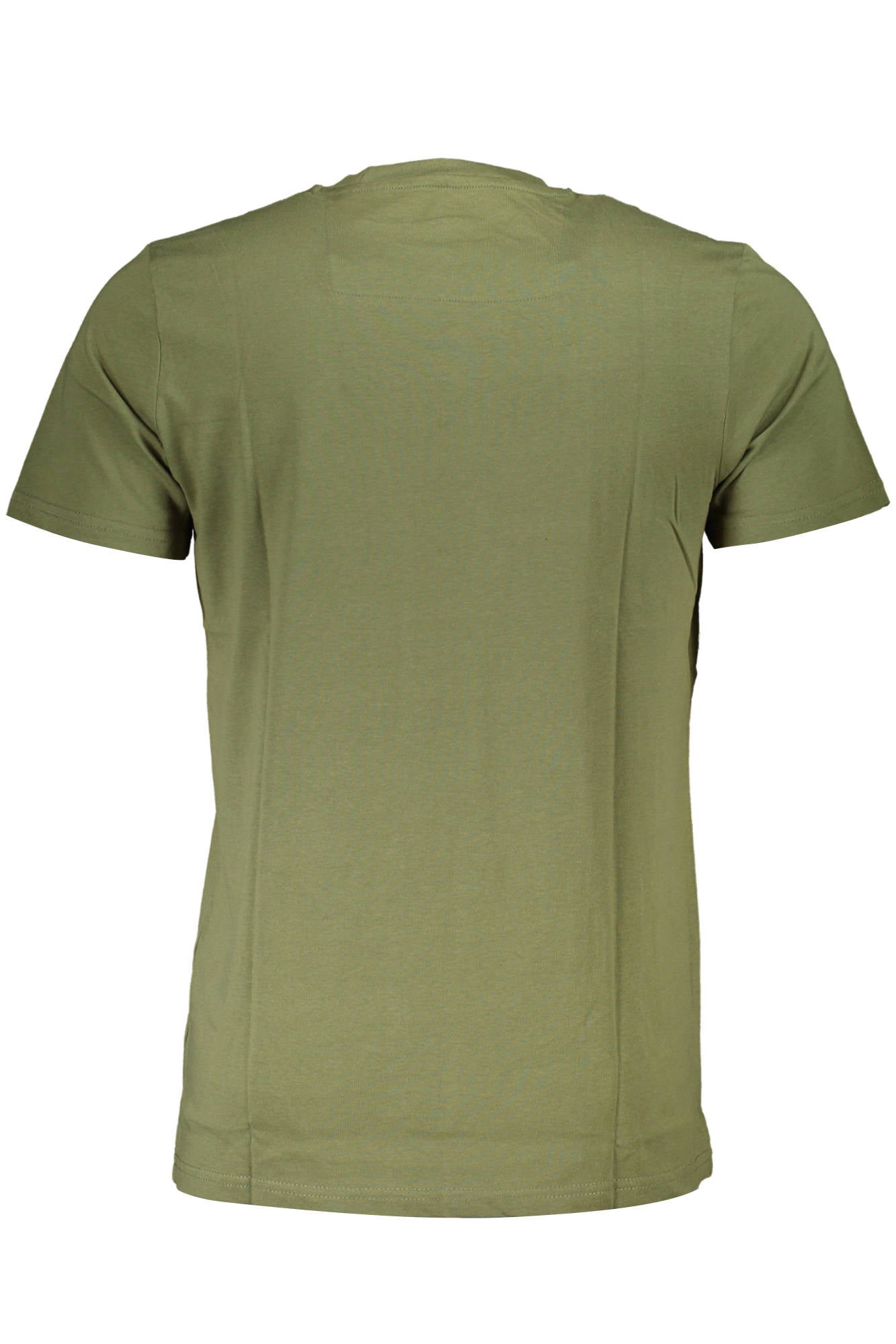 QXT61O-JD060_VERDE_04050 – Herren T-Shirt Grün mit Rundhalsausschnitt und Logo-Druck – Größe: M, L, XL, 2XL – Farbe: Verde