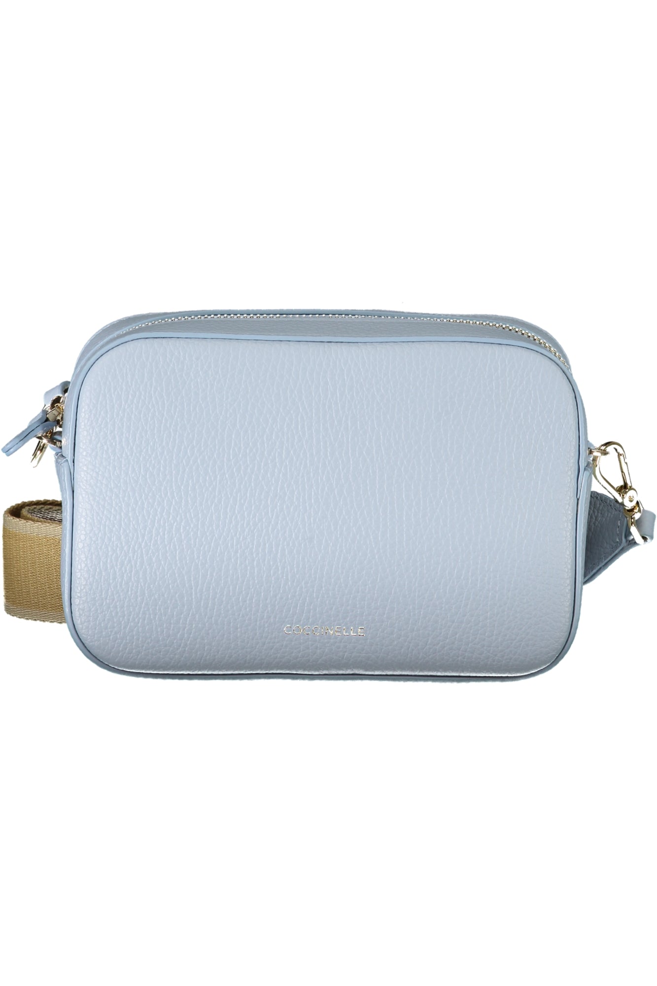 E5MN555I101_AZB35 – Schicke Damen Umhängetasche Blau mit Kontrastdetails und Reißverschluss – Größe: UNI – Farbe: Azzurro