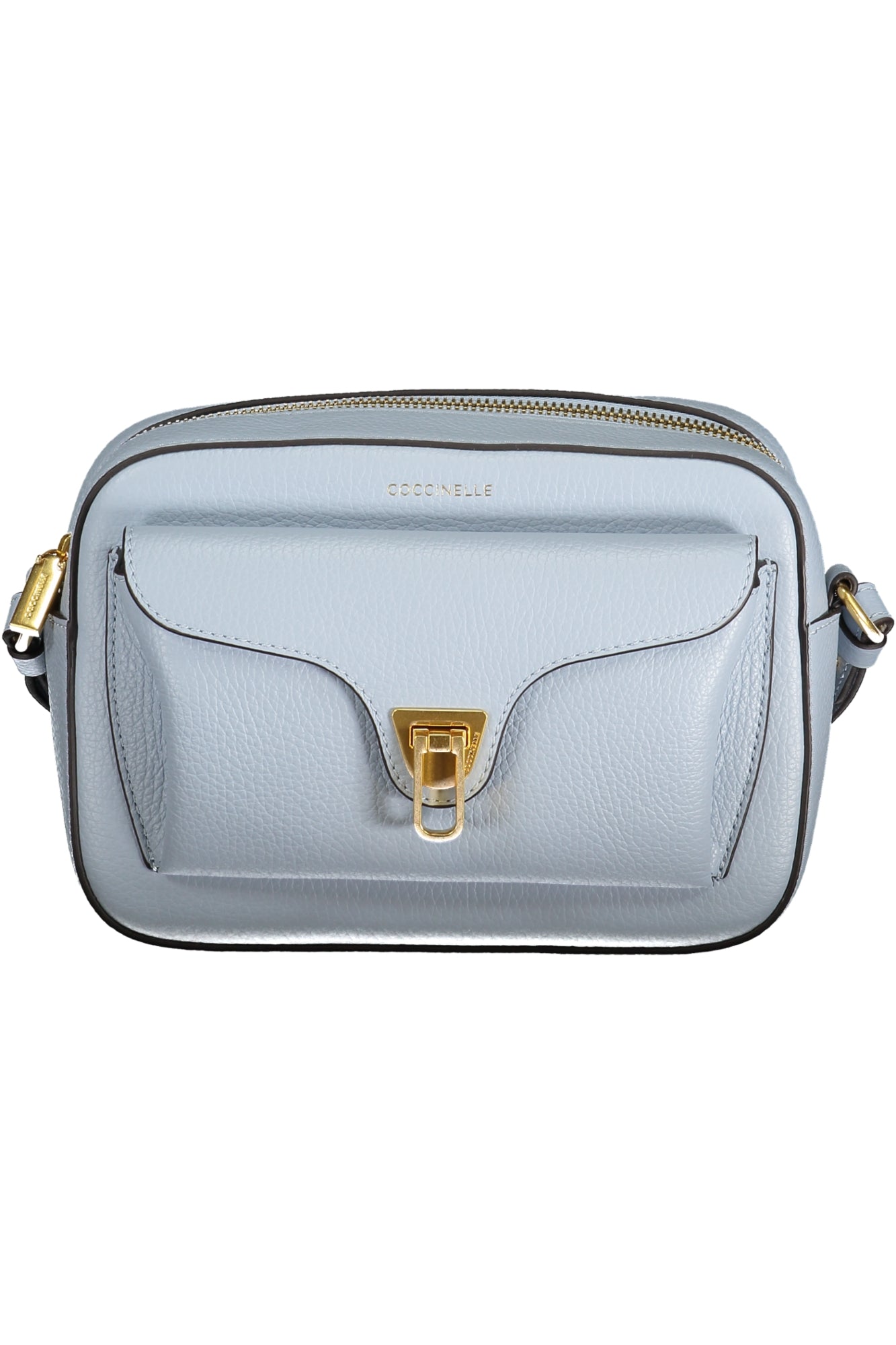 E1MF6150201_AZB35 – Elegante blaue Damen-Umhängetasche mit verstellbarem Riemen – Größe: UNI – Farbe: Azzurro