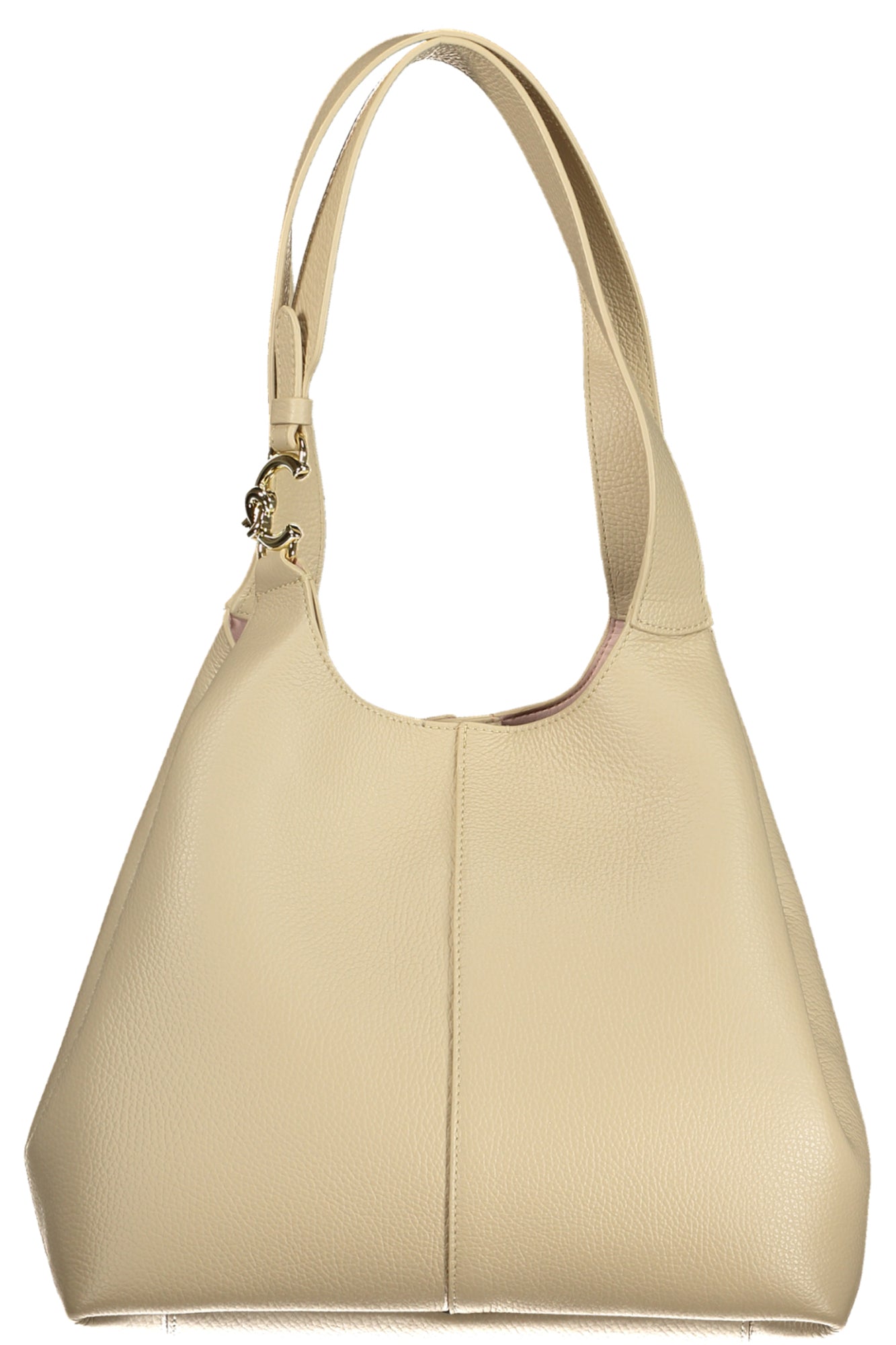 E1SHA110201_BEN64 – Elegante Damenschultertasche in Beige mit Kontrastelementen – Größe: UNI – Farbe: Beige