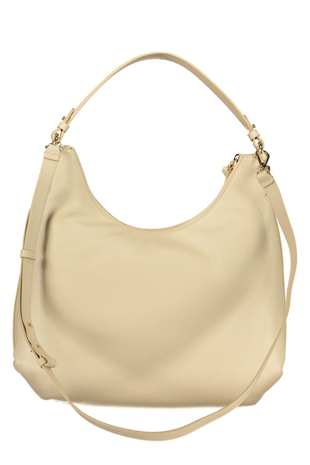 E1T95130101_BEN64 – Elegante Damenhandtasche Beige mit verstellbarem Riemen und Fächern – Größe: UNI – Farbe: Beige