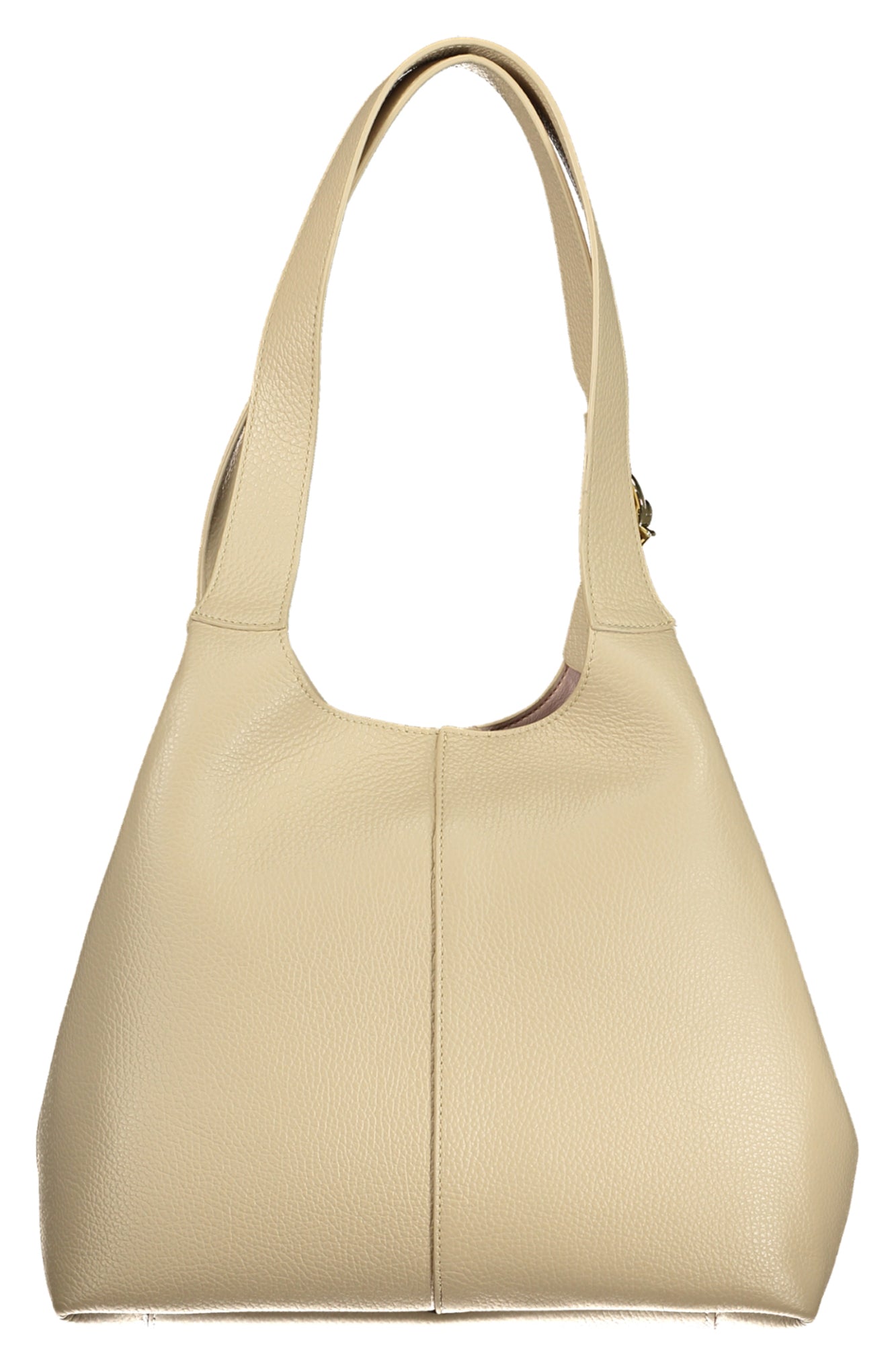 E1SHA110201_BEN64 – Elegante Damenschultertasche in Beige mit Kontrastelementen – Größe: UNI – Farbe: Beige