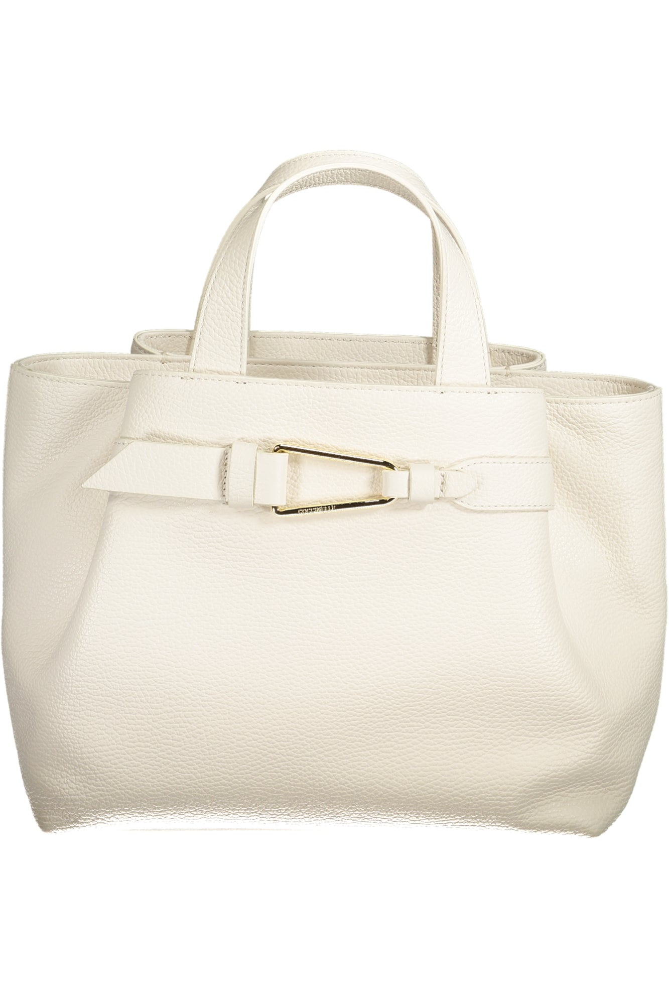 E1R1K180101_BIH14 – Elegante weiße Damentasche mit verstellbarem Schultergurt & Fächern – Größe: UNI – Farbe: Bianco