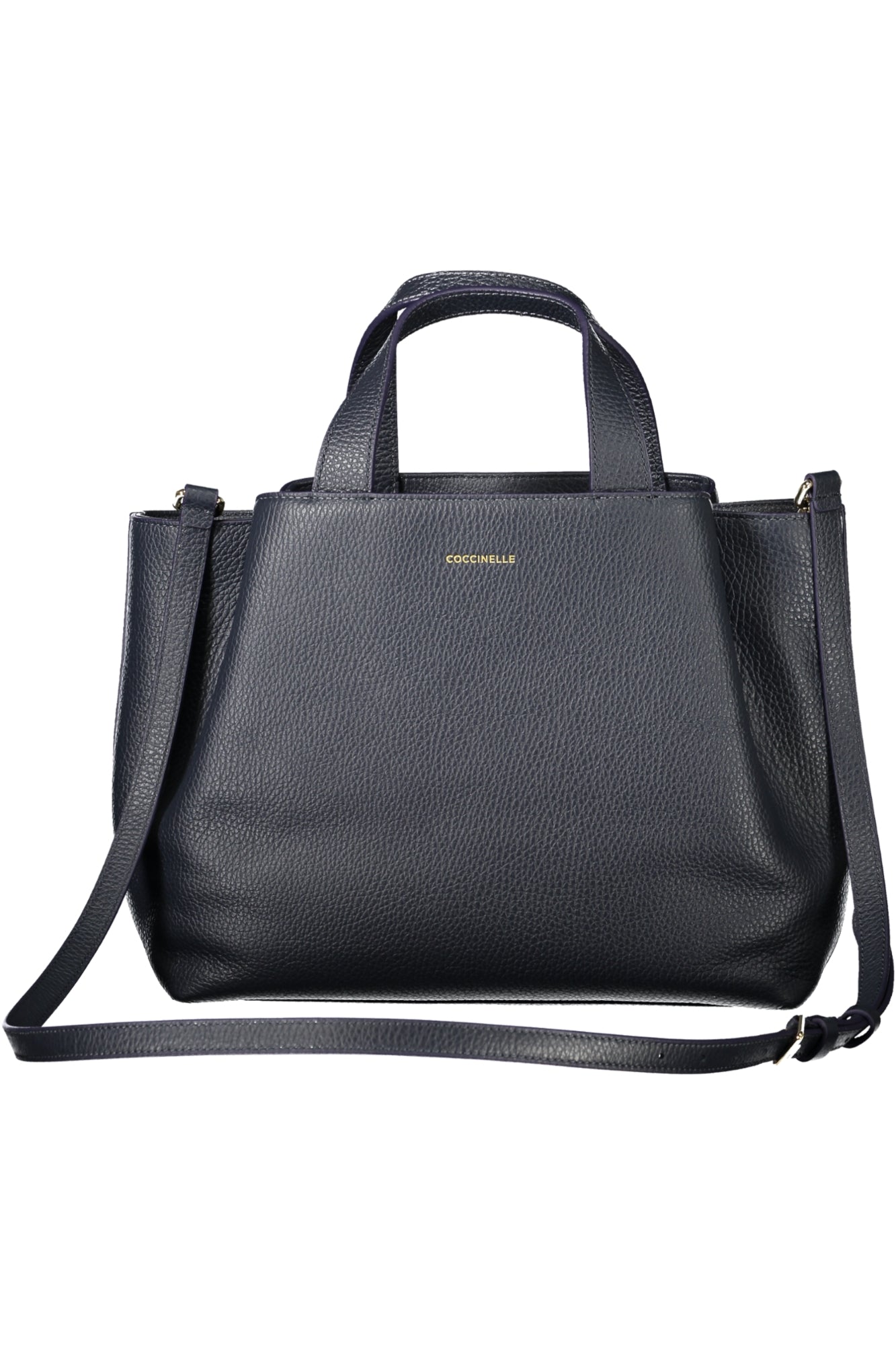 E1R1K180101_BLB29 – Elegante blaue Damentasche mit Schultergurt und praktischen Taschen – Größe: UNI – Farbe: Blu