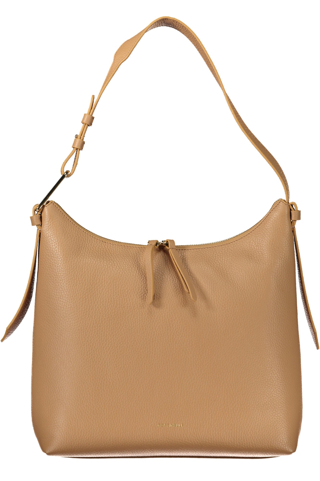 E1R1K130201_MAN71 – Braune Damenhandtasche mit verstellbarem Schultergurt und Fächern – Größe: UNI – Farbe: Marrone