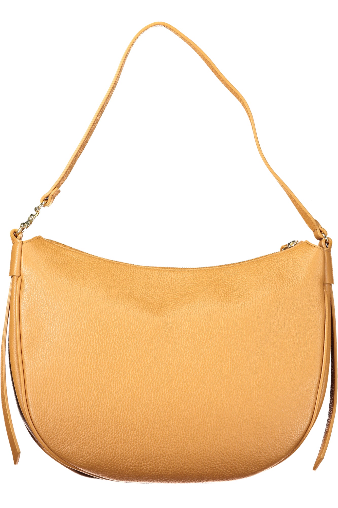 E1SHA130201_MAW12 – Braune Damen Schultertasche mit Reißverschluss und Innenfächern – Größe: UNI – Farbe: Marrone