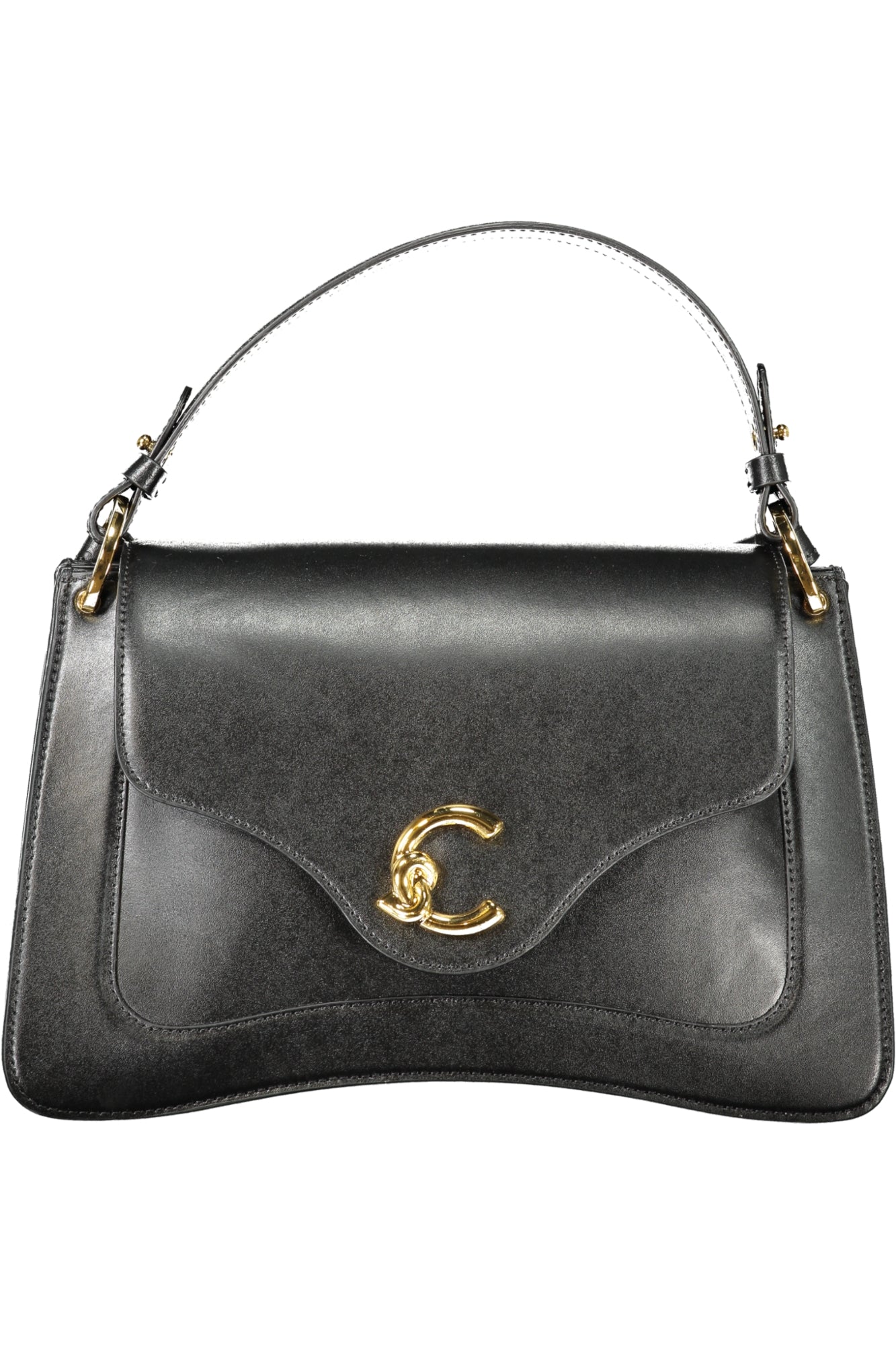 E1SSK180101_NE001 – Elegante Schwarze Damen Tasche mit Abnehmbarem Griff & Schultergurt – Größe: UNI – Farbe: Nero