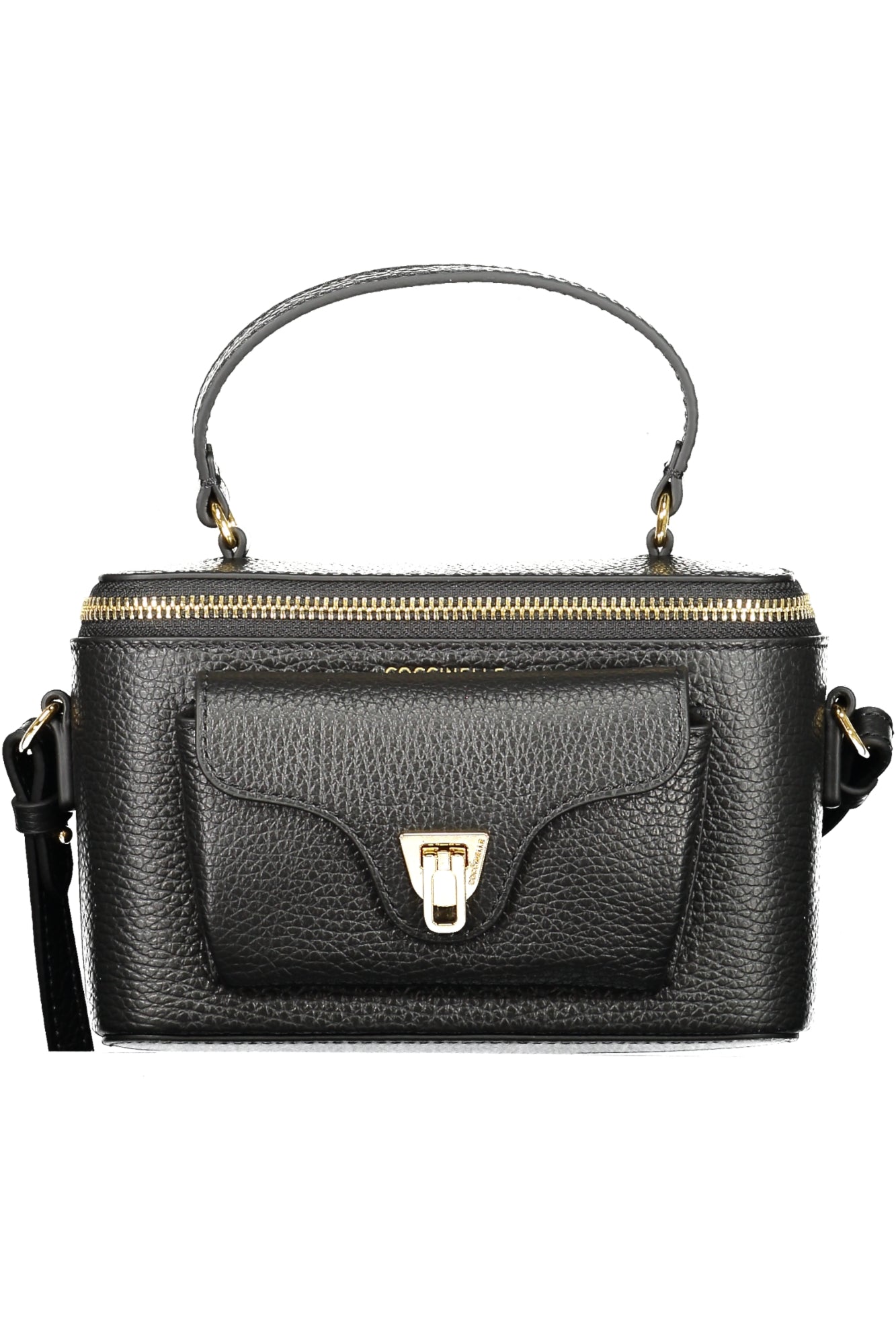 E5TFK550101_NE001 – Elegante Damenhandtasche in Schwarz mit Dreh- und Reißverschluss – Größe: UNI – Farbe: Nero
