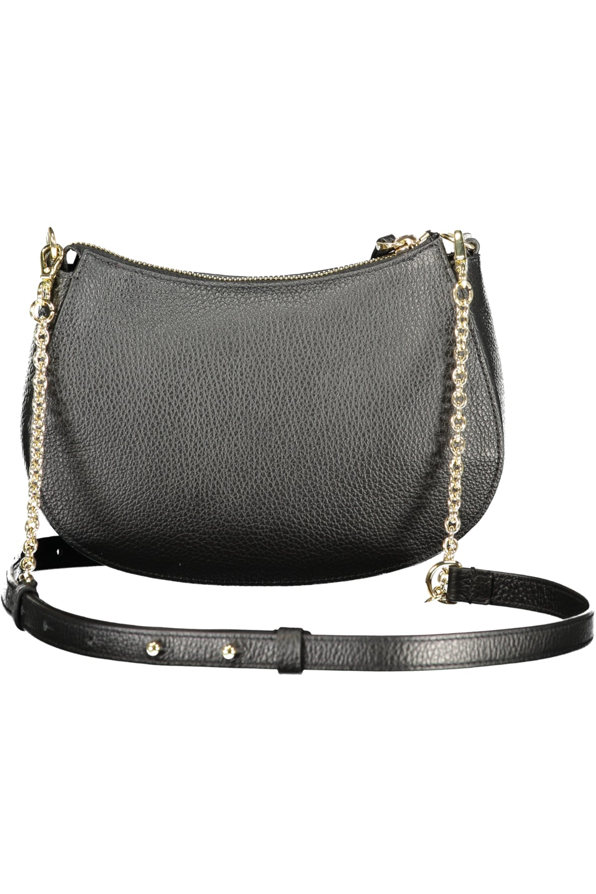 E5SHA550101_NE001 – Elegante schwarze Damenhandtasche mit Kettenriemen und Reißverschluss – Größe: UNI – Farbe: Nero