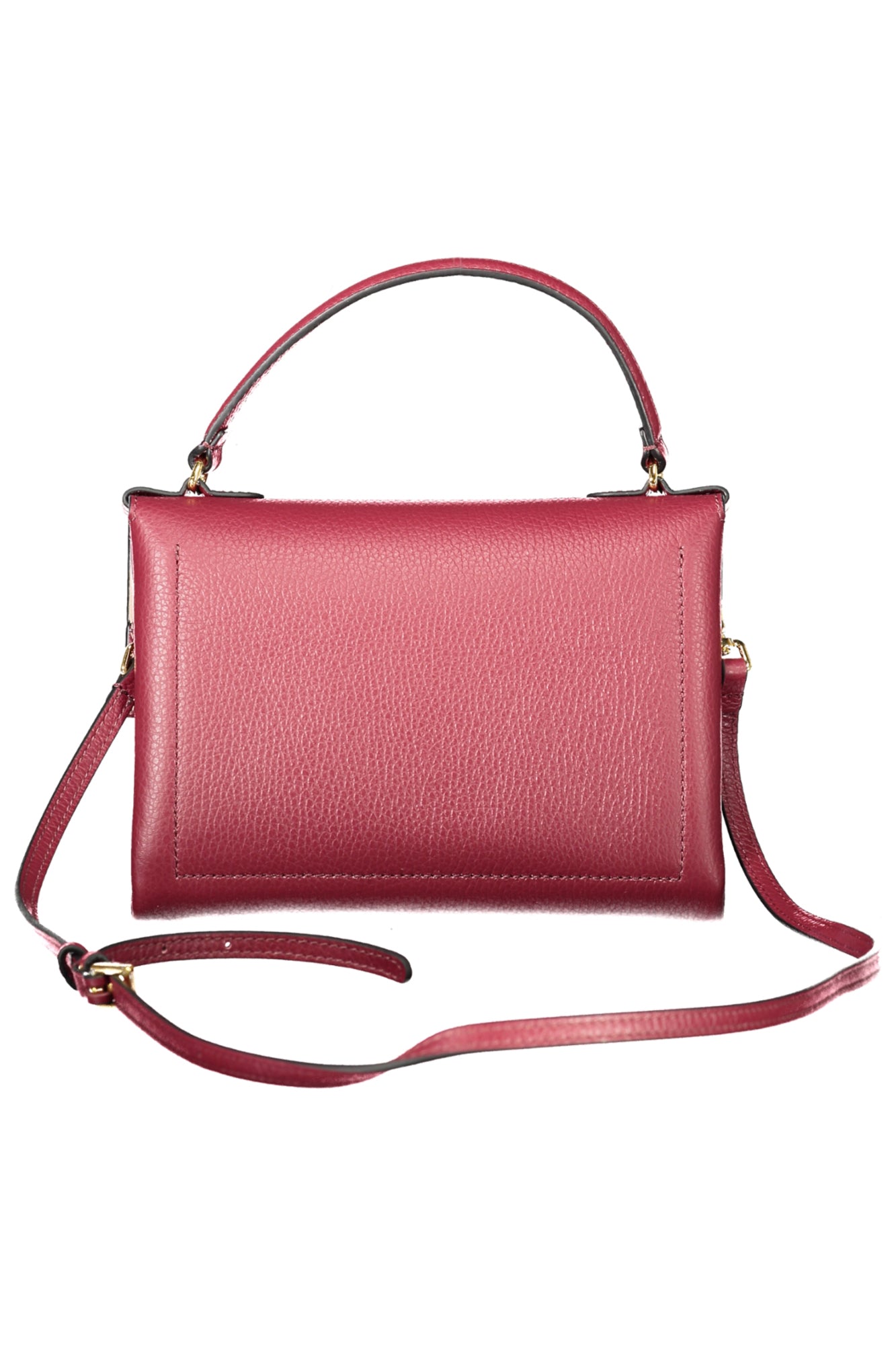 E1MD5190301_VIR52 – Elegante Violette Damenhandtasche mit Drehverschluss und Schultergurt – Größe: UNI – Farbe: Viola