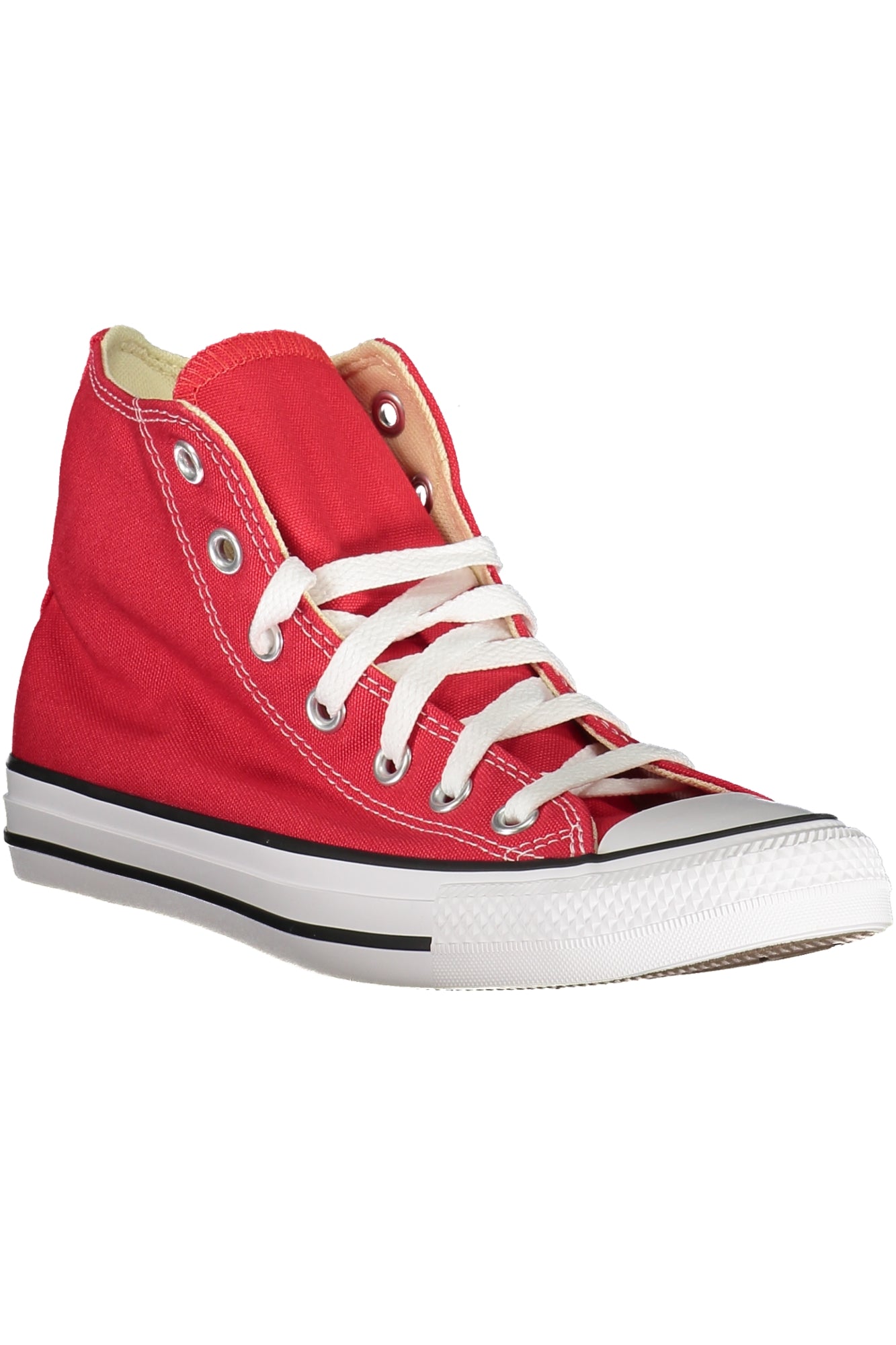 M9621C_RORED – Stylischer Roter Unisex-Damensneaker mit Kontrastsohle und Schnürsenkeln – Größe: 36, 37, 38, 39, 40, 41, 42, 43, 44, 45 – Farbe: Rosso