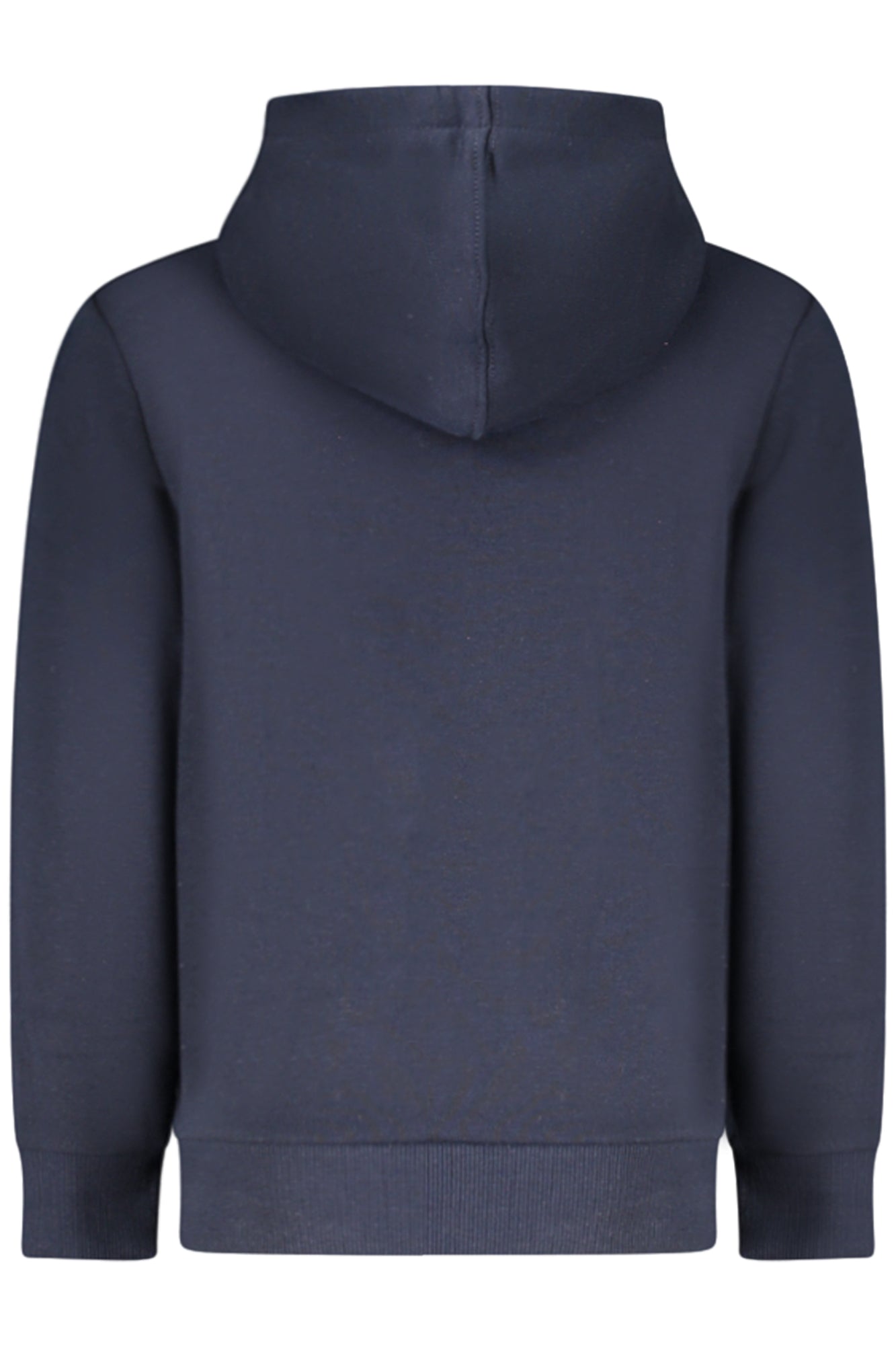 8CC858_BL695 – Blauer Kapuzenpullover für Kinder – Gefüttert mit Tasche & Drucklogo – Größe: 3A, 4A, 5A, 6A, 7A – Farbe: Blu