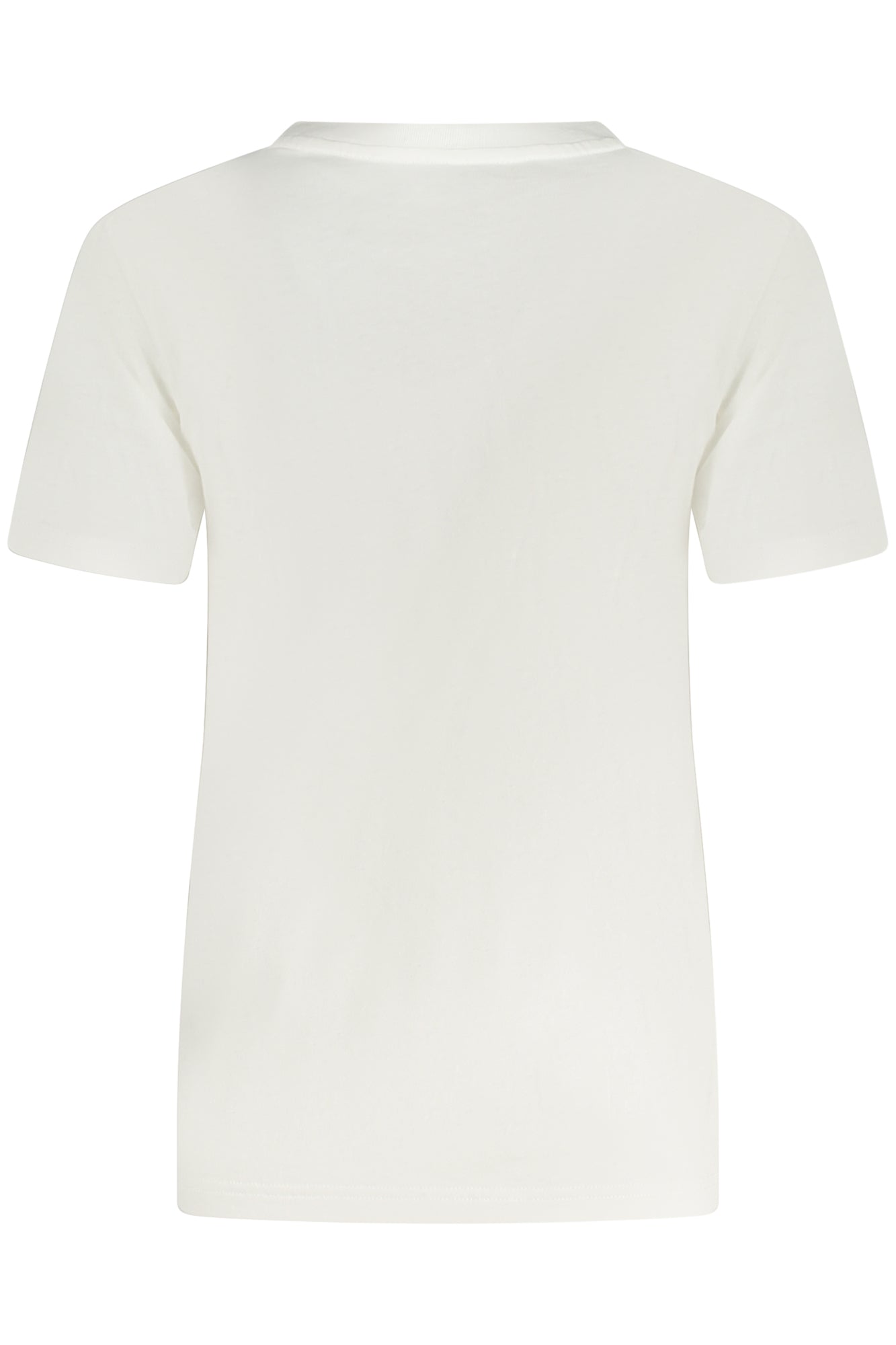 10027752A02_BI102 – Stilvolles Damen Slim Fit T-Shirt Weiß – Kurzarm & Rundhalsausschnitt – Größe: XS, S, M, L, XL – Farbe: Bianco