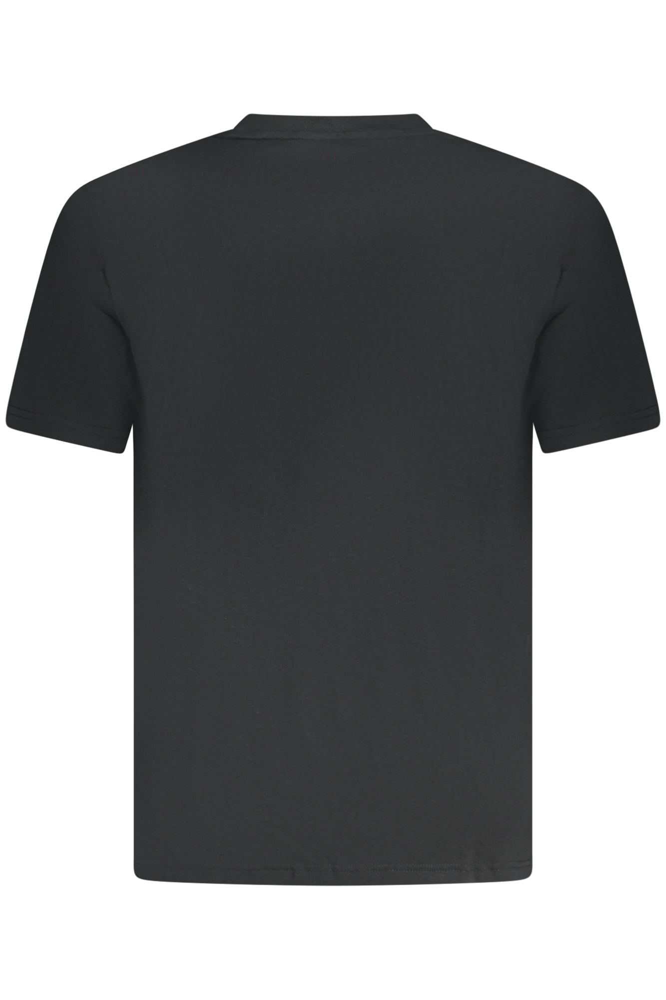 10025458A02_NE001 – Stylisches Kurzarm T-Shirt für Herren in Schwarz mit Logo-Druck – Größe: S, M, L, XL, 2XL – Farbe: Nero