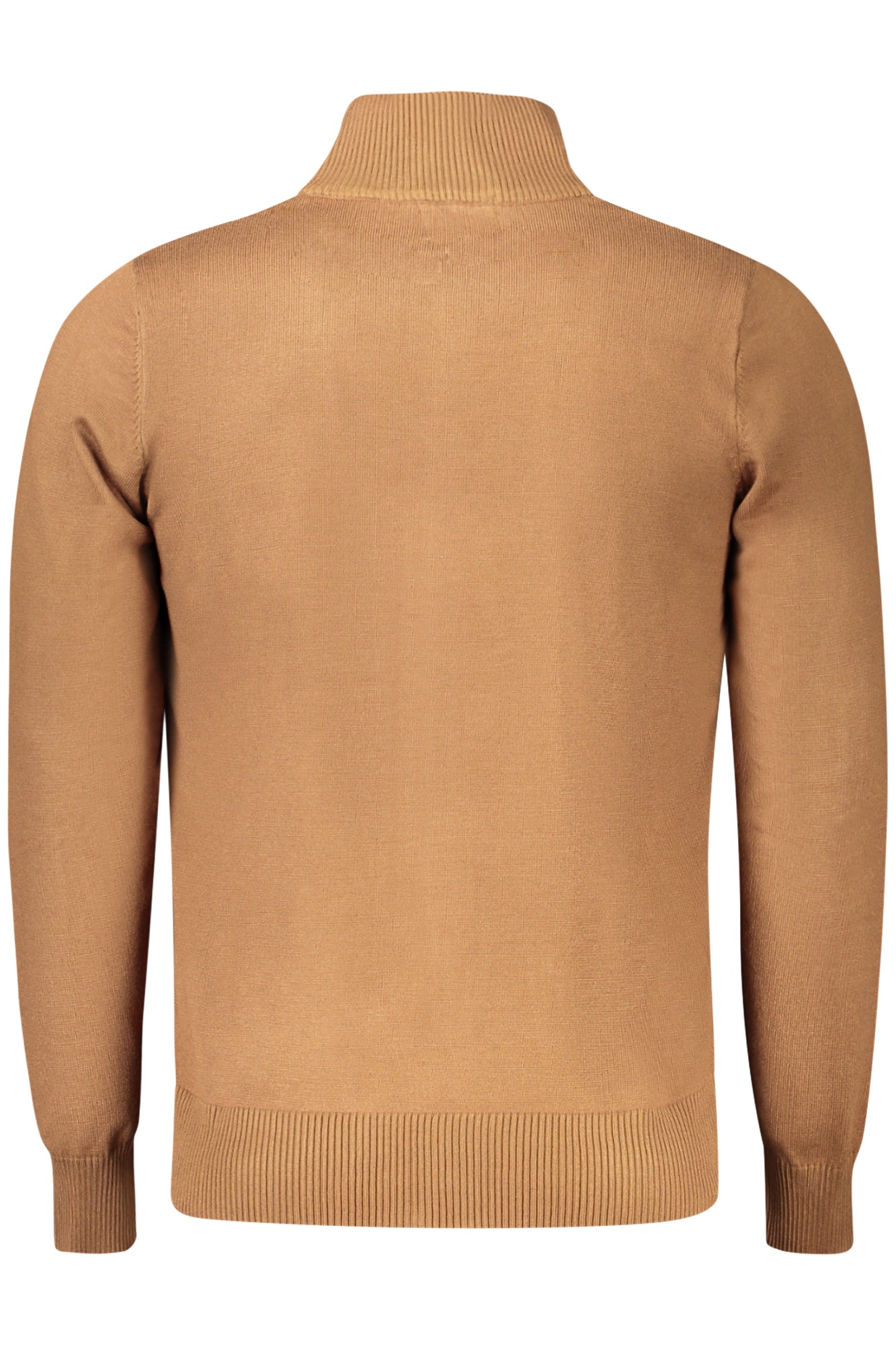 TR1723_MATORTOR – Braune Herrenstrickjacke mit Reißverschluss und Logo-Stickerei – Größe: M, L, XL, 2XL, 3XL – Farbe: Marrone