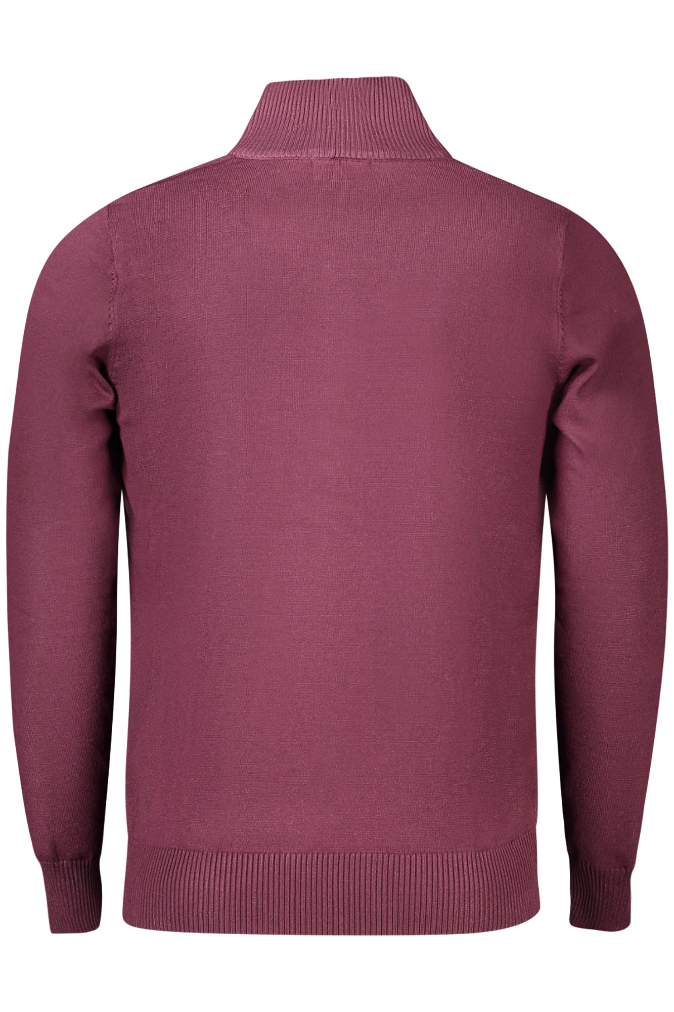 TR1723_ROBORDEA – Modischer Rot Cardigan für Herren mit Reißverschluss und Stickerei – Größe: M, L, XL, 2XL, 3XL – Farbe: Rosso