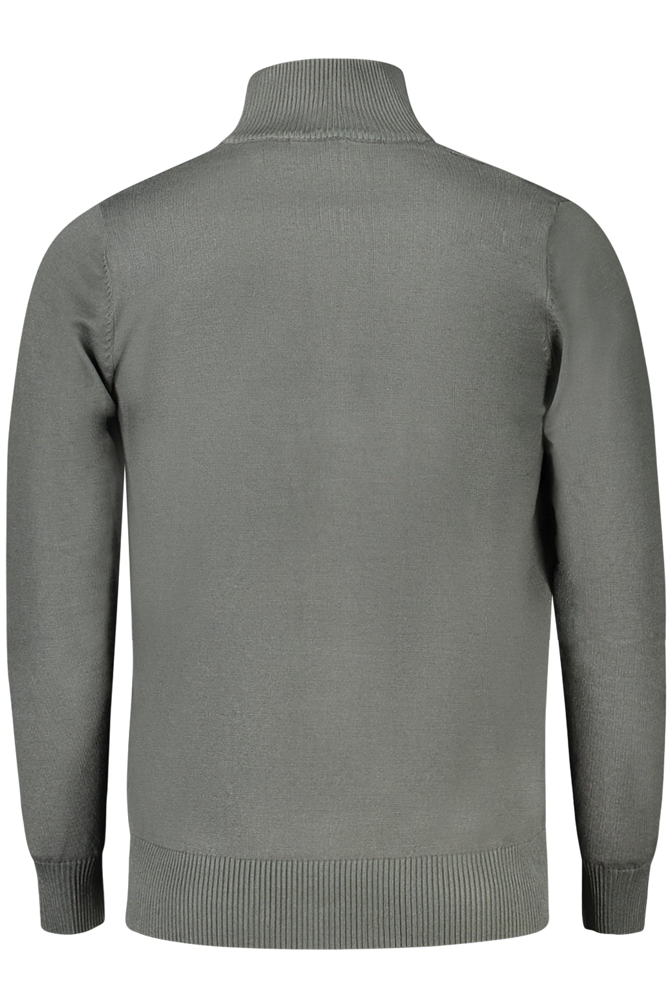 TR1723_VEVERDE – Grüne Herrenstrickjacke mit Reißverschluss und Logo-Stickerei – Größe: M, L, XL, 2XL – Farbe: Verde