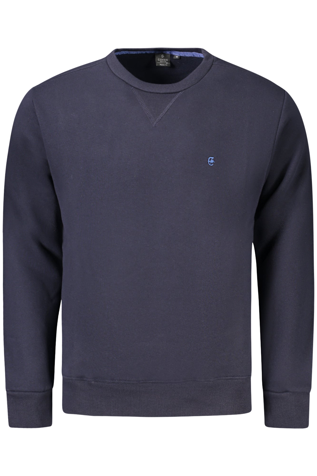 FE4020_BLBLU – Herren Sweatshirt Blau – Gefüttert, Rundhals & Stickerei-Details – Größe: M, L, 2XL, XL, 3XL – Farbe: Blu