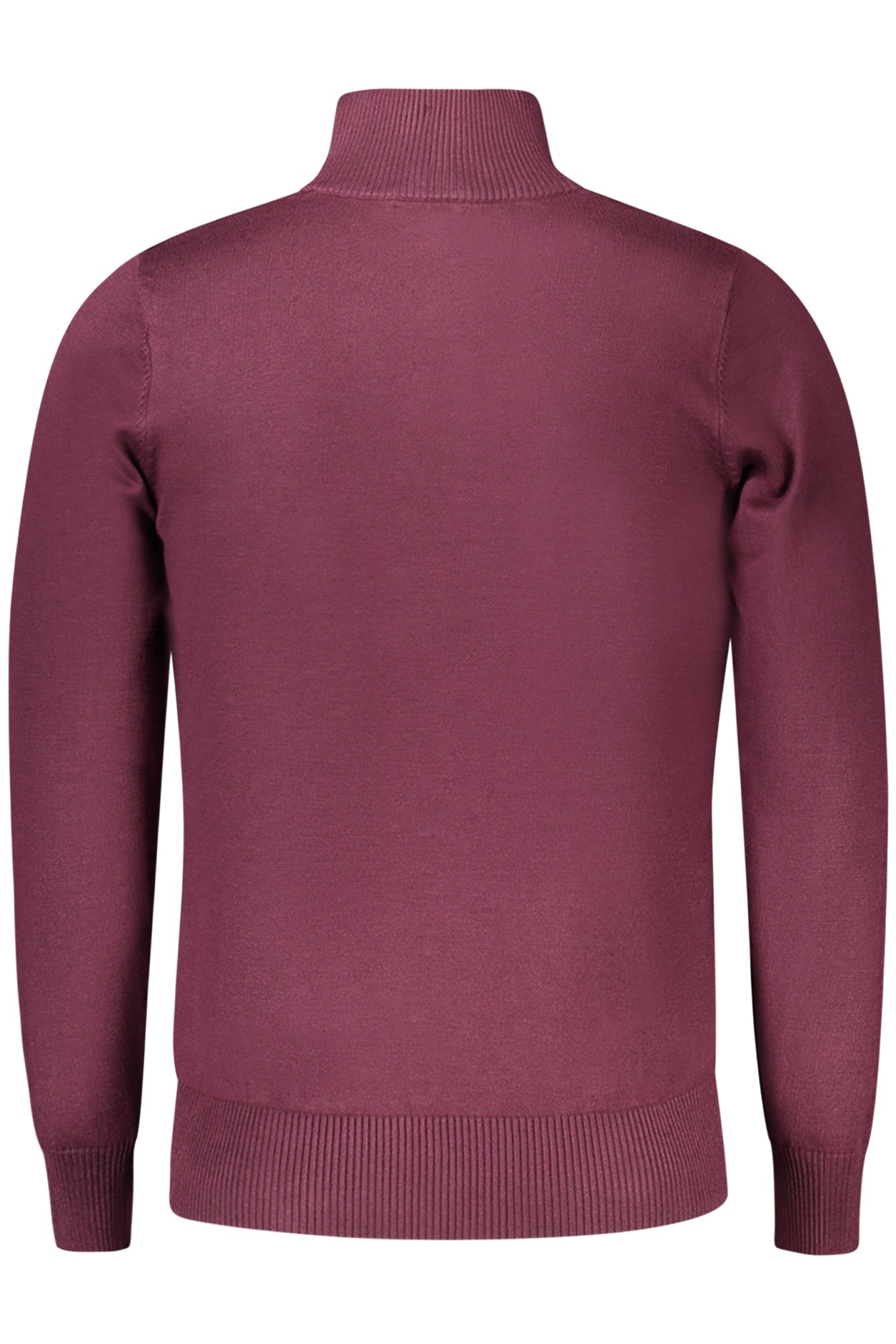TR1722_ROBORDEA – Herrenpullover Rot mit Stickerei und Reißverschluss - Modernes Design – Größe: M, 2XL, L, XL, 3XL – Farbe: Rosso