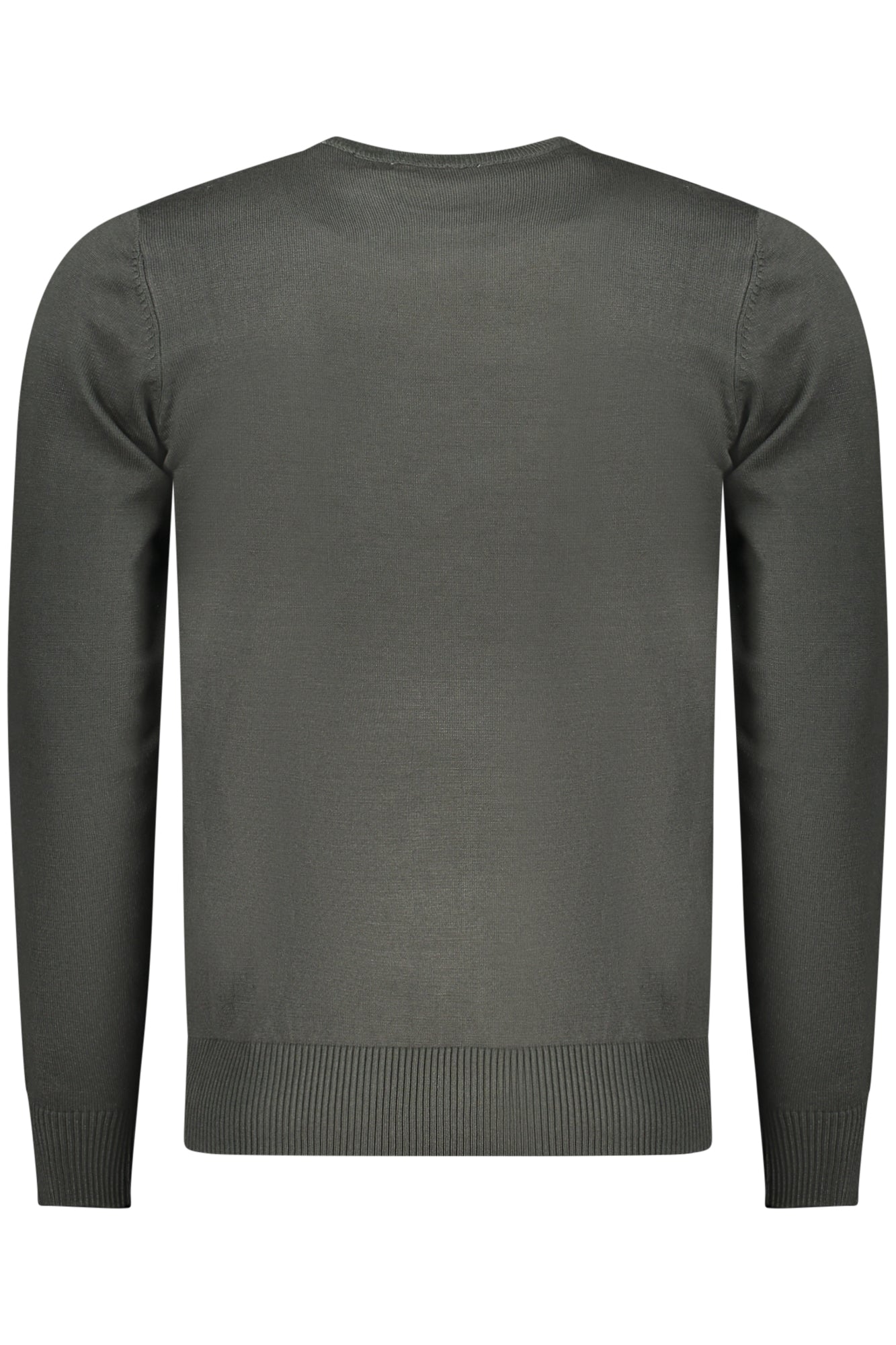 TR2161_VEVERDE – Grünes Langarmshirt für Herren mit Rundhals & Stickerei-Details – Größe: M, L, XL, 2XL, 3XL – Farbe: Verde