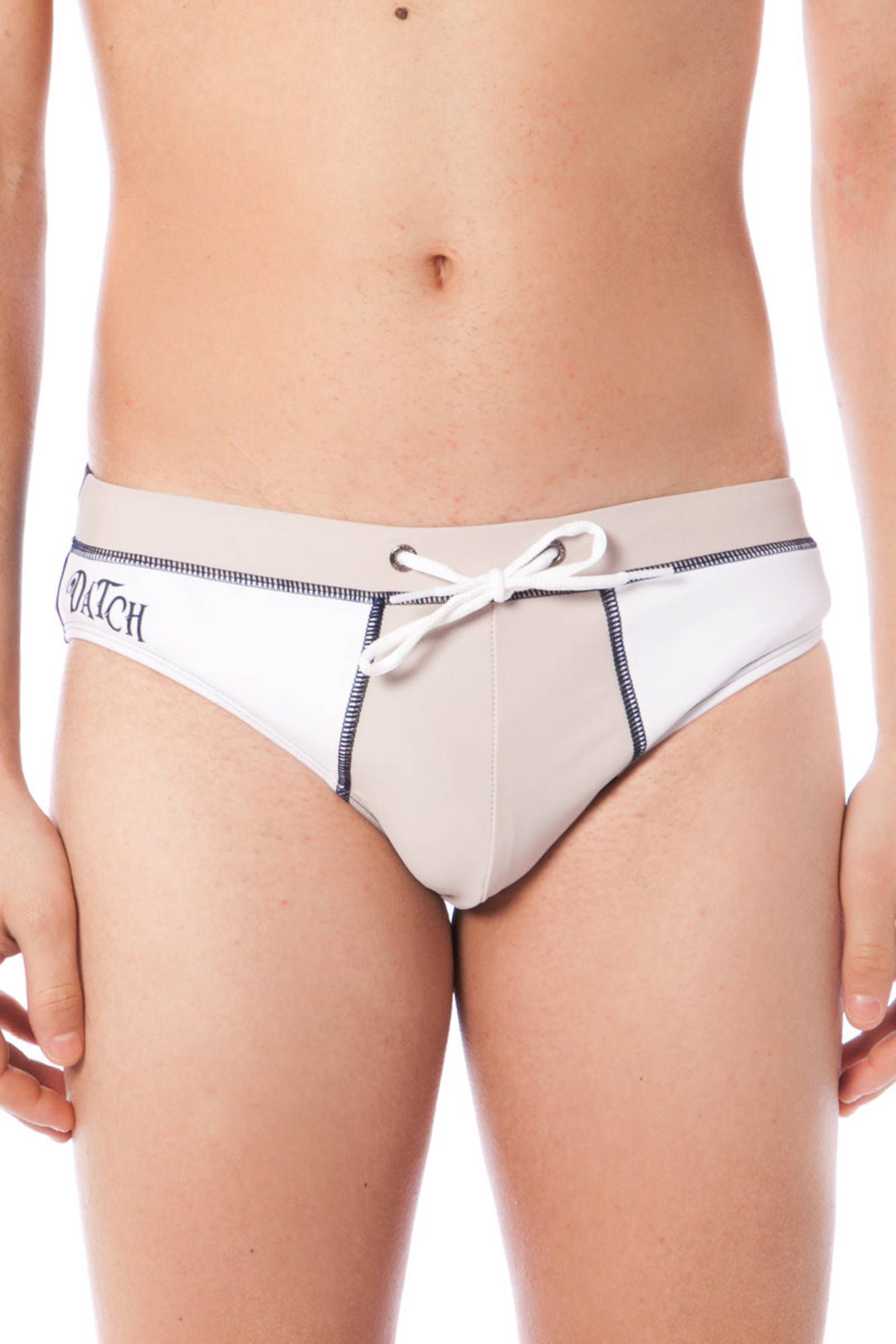 I7S0909_MULTICOLOR_1S2 – Farbenfroher Badeslip mit Schnürung und Logodetail für Herren – Größe: S – Farbe: Multicolore