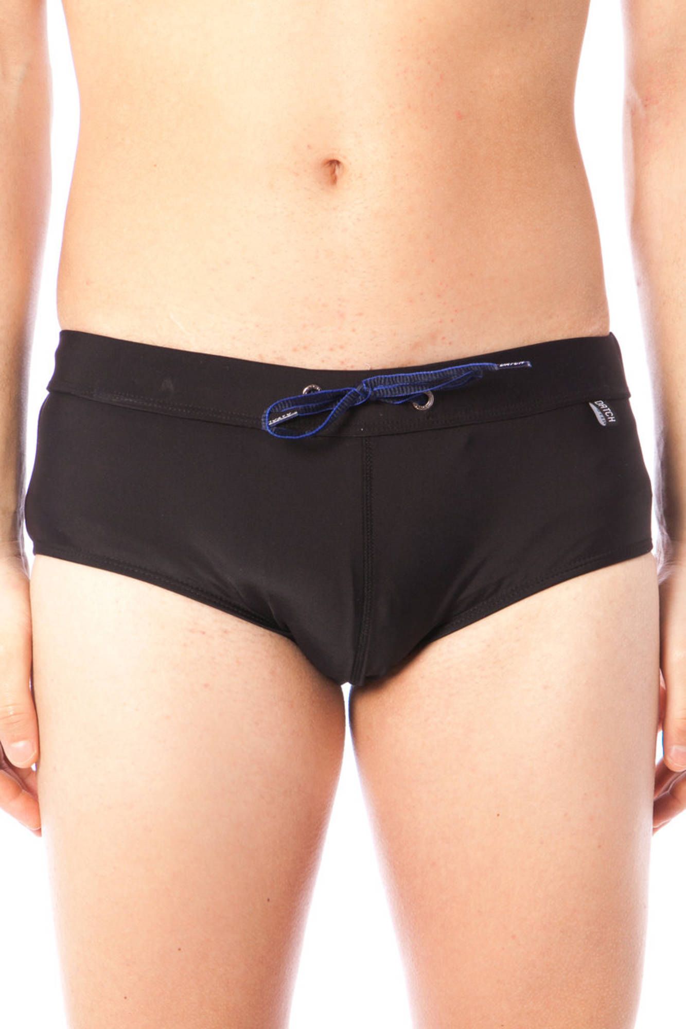 I7S0901_NERO_402 – Elegantes Herrenunterteil: Schwarzes Kostüm mit Badeslipper & Details – Größe: S – Farbe: Nero