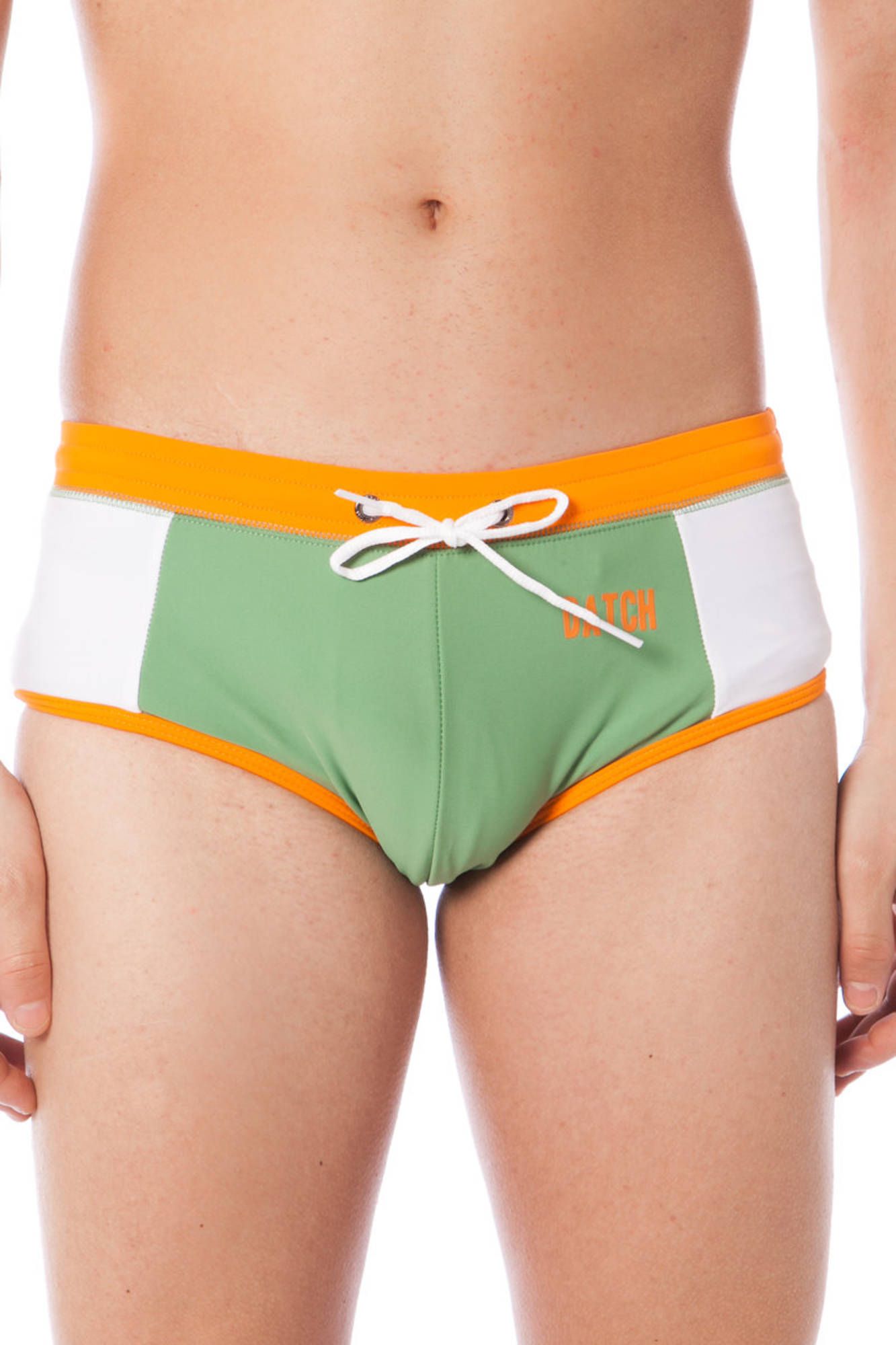 I7S0911_VERDE_2B3 – Badehose Herren Grün mit Schnürung und Rückseitendruck – Größe: S, XL – Farbe: Verde