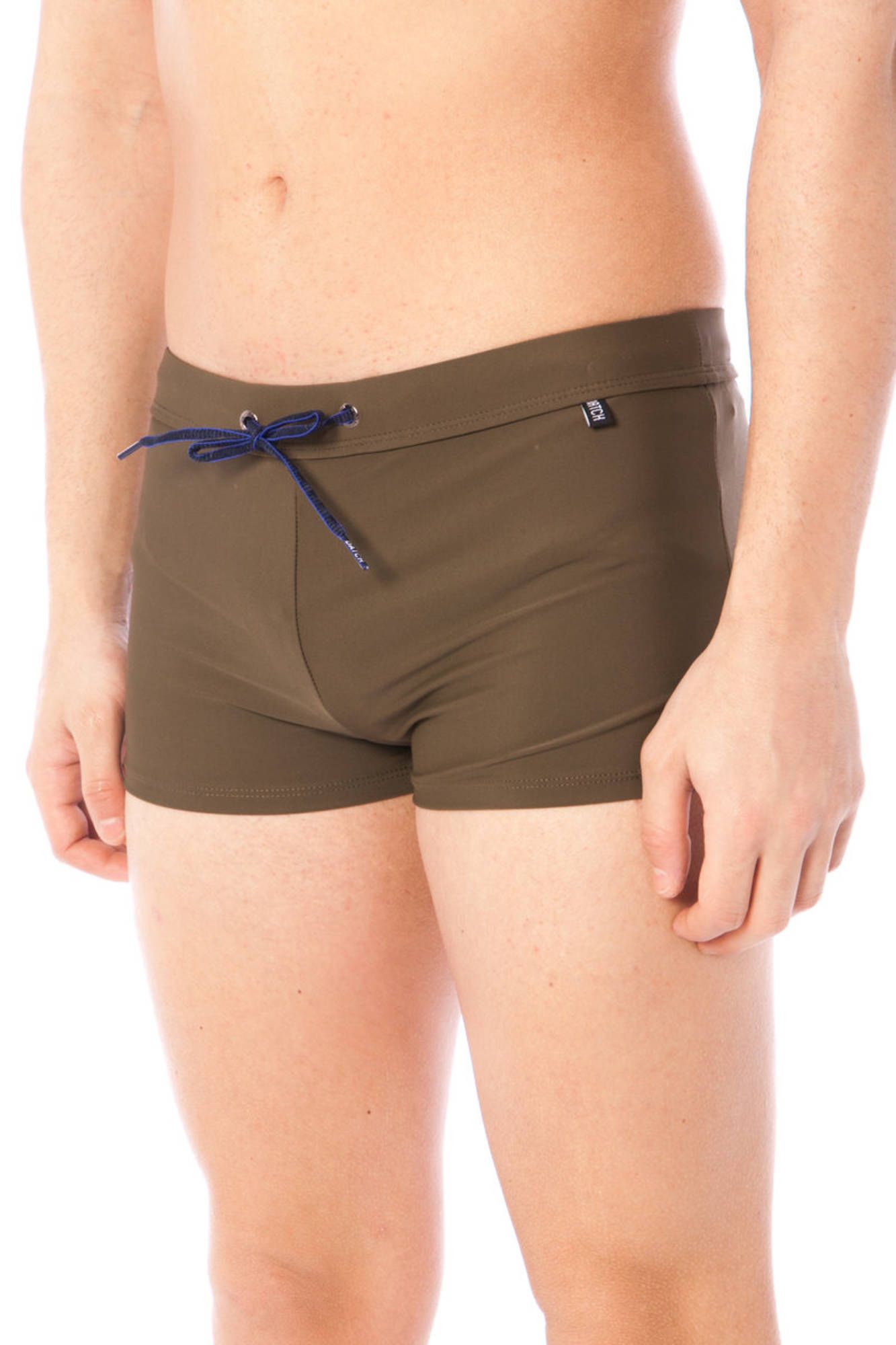 I7S0902_VERDE_2R3 – Grüne Herren-Badeboxer mit Kordelzug und Innenslip für Komfort – Größe: S, XL, L – Farbe: Verde