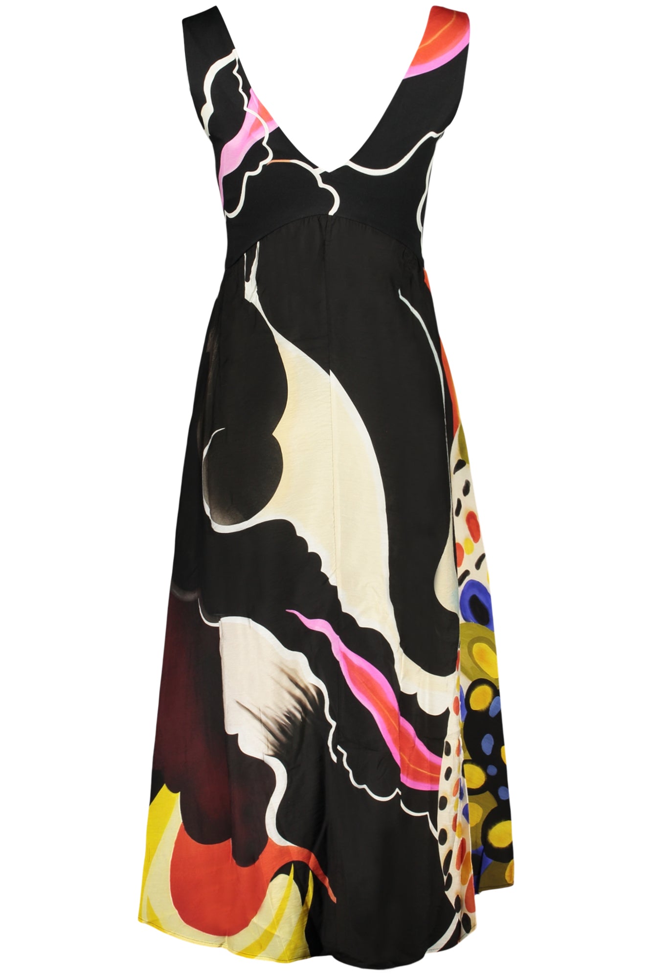 26SWVW60_NE2000 – Schwarzes Damenkleid mit Muster - Eleganz & Stil für jeden Anlass – Größe: XS, S, M, L, XL – Farbe: Nero