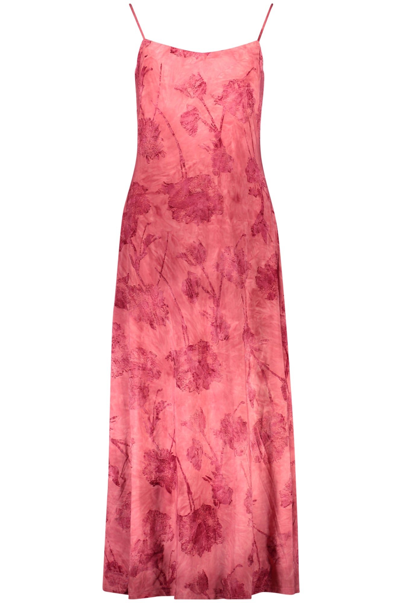 26SWVVK01_RO3024 – Stylisches Rotes Damenkleid mit Herzausschnitt und Verstellbaren Trägern – Größe: XS, S, M, L – Farbe: Rosso