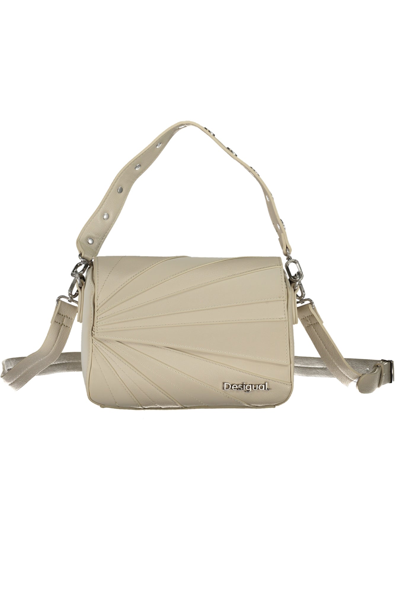 24SAXP43_BE1001 – Stylische Damenhandtasche Beige: Vielseitig mit abnehmbarem Riemen – Größe: UNI – Farbe: Beige