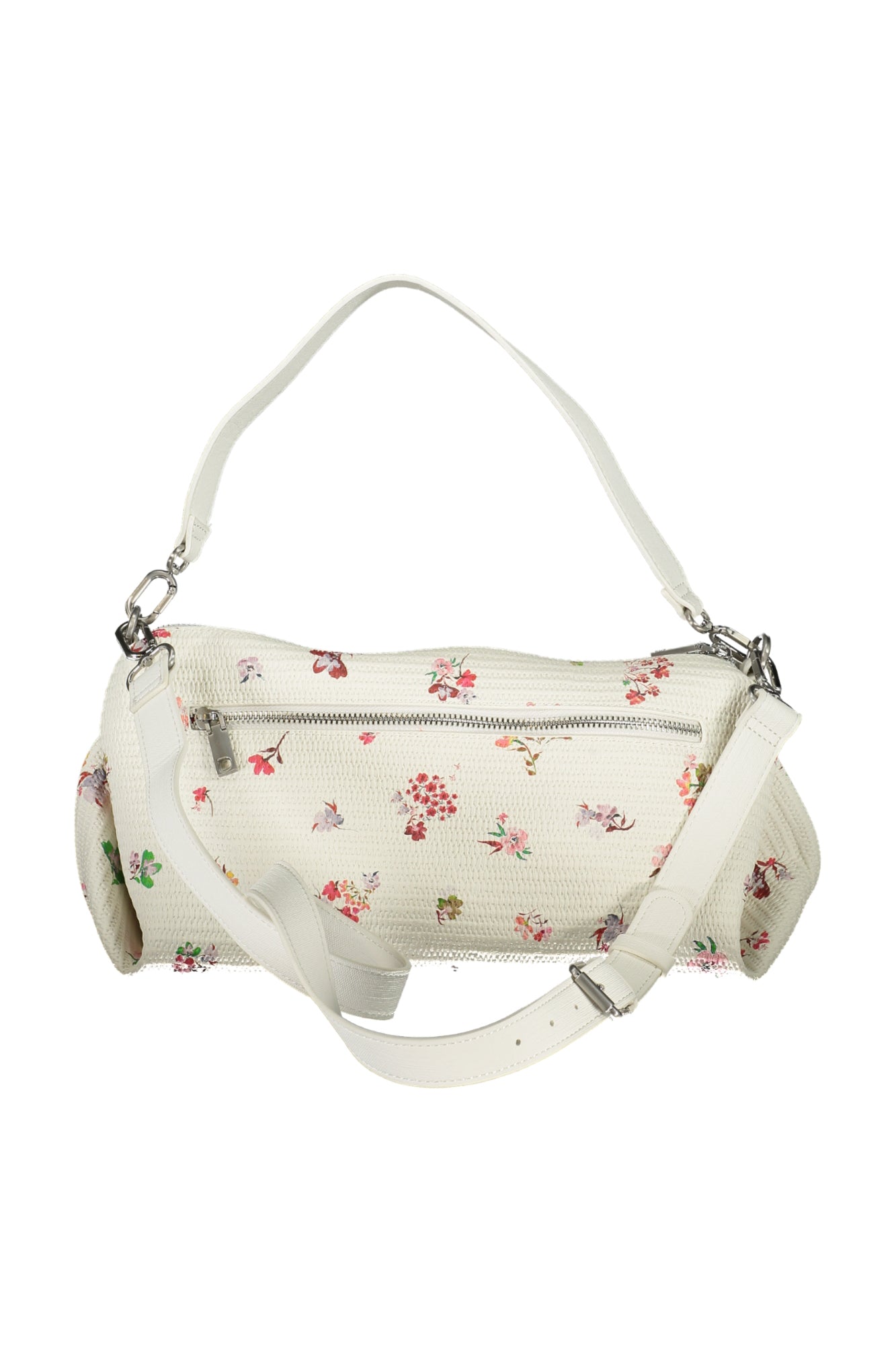 24SAXP65_BI1001 – Weiße Fantasie Damen Tasche mit Tragegriffen und Kontrastdetails – Größe: UNI – Farbe: Bianco