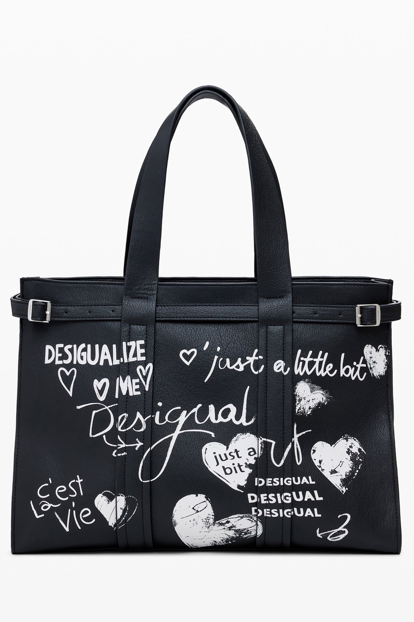 25WAXPA5_NE2000 – Stylische schwarze Damentasche mit verstellbarem Schultergurt – Größe: UNI – Farbe: Nero