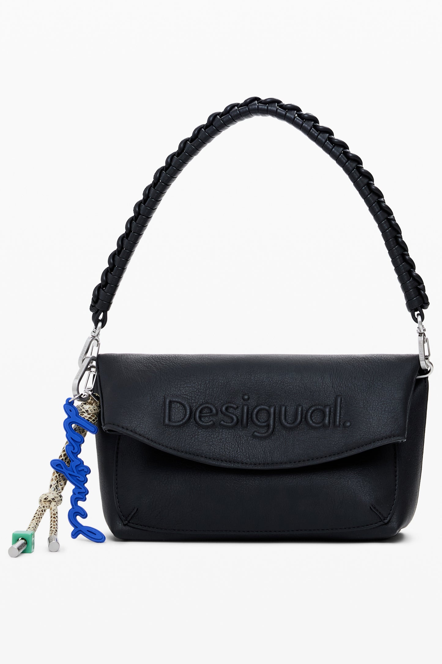 25WAXPAL_NE2000 – Modische schwarze Damentasche mit vielseitigen Schulterriemen – Größe: UNI – Farbe: Nero