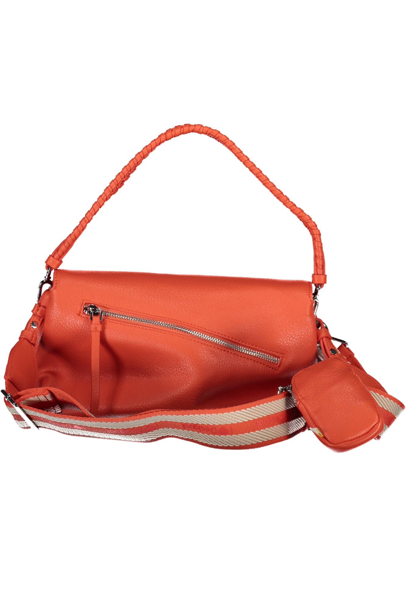 24SAXP79_RS7009 – Rosa Damentasche mit verstellbarem Trageriemen und Kontrasten – Größe: UNI – Farbe: Rosa