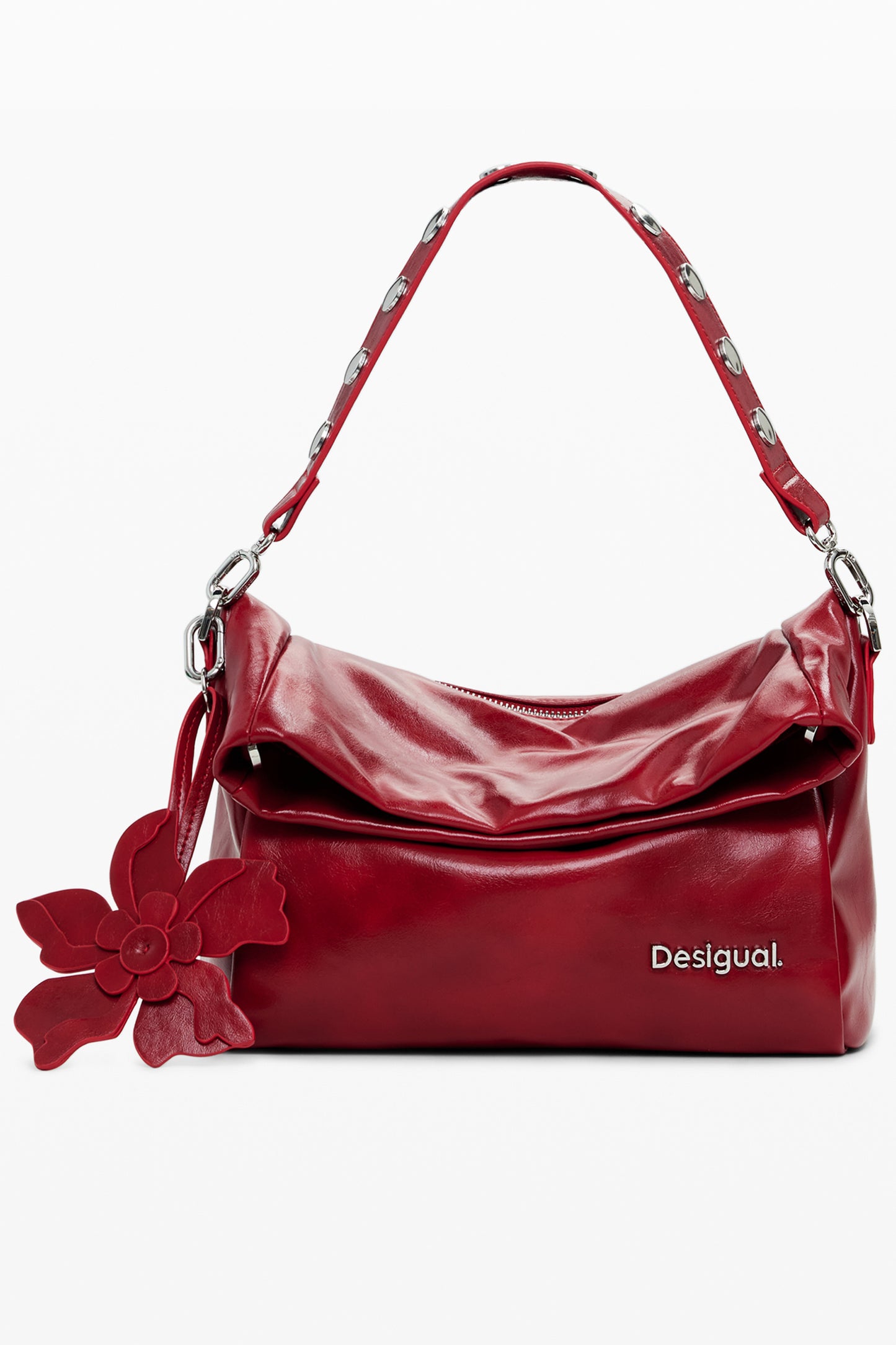 25WAXPCA_RO3000 – Trendy Rote Damen-Tasche mit vielseitigen Trageriemen und Taschen – Größe: UNI – Farbe: Rosso